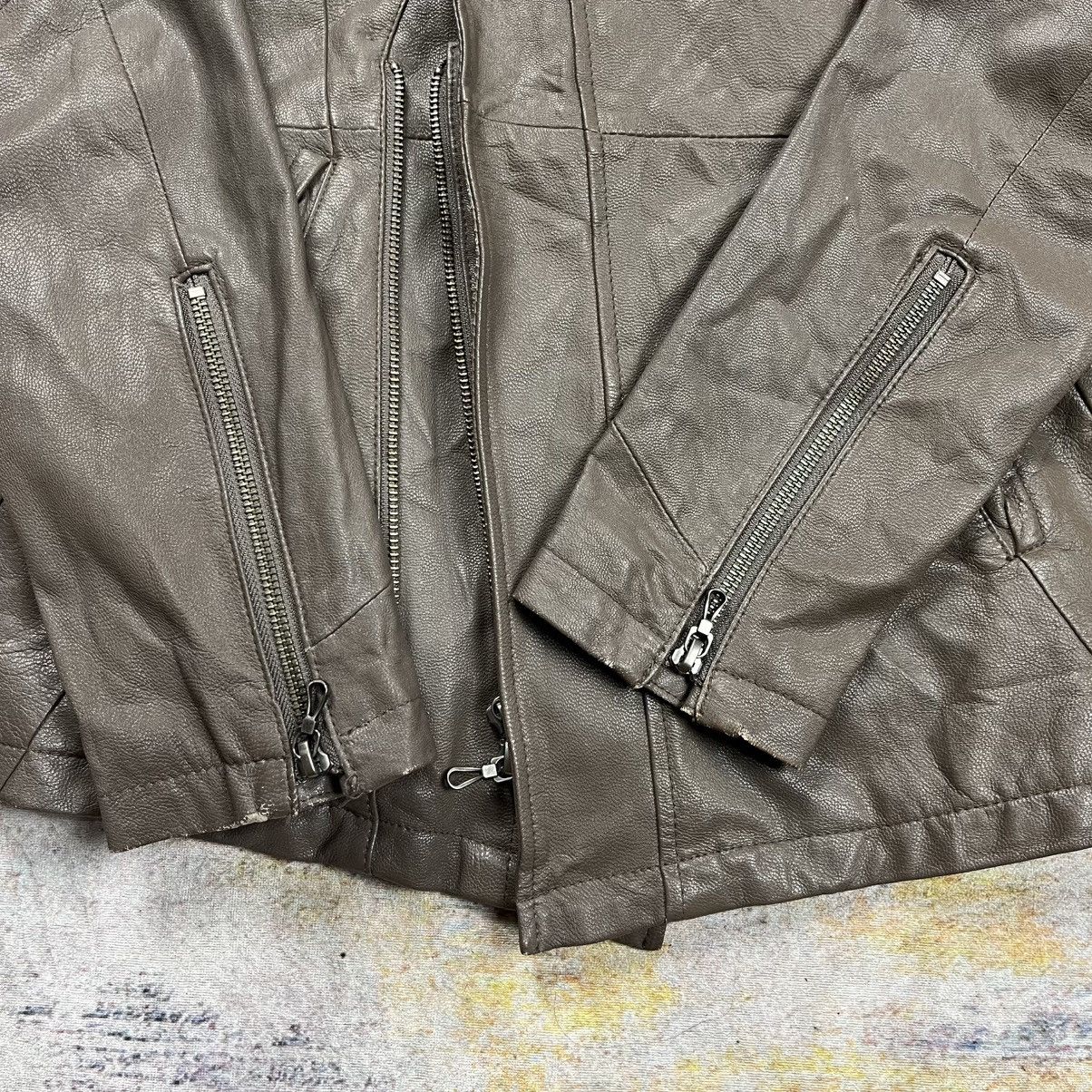 Tornado Mart Tornado Mart multi zipper bono leather jacket vkei style Size US M / EU 48-50 / 2 - 17 Thumbnail