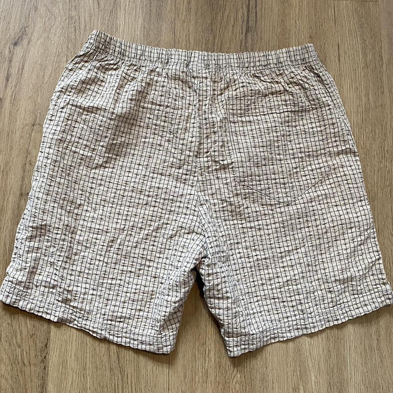 Nike 90s Vintage Retro Nike Tennis cream and white shorts Size US 34 / EU 50 - 3 Thumbnail