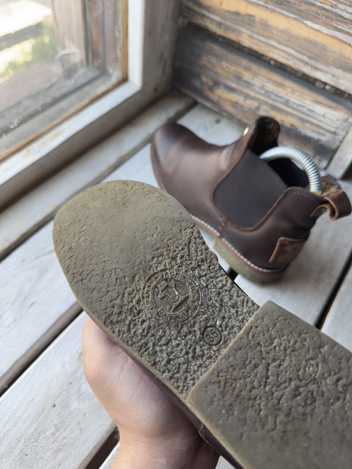 Panama Jack Vintage 00s Panama Jack Men’s Leather Chelsea Boots Brown Size US 5.5 / IT 35.5 - 11 Thumbnail
