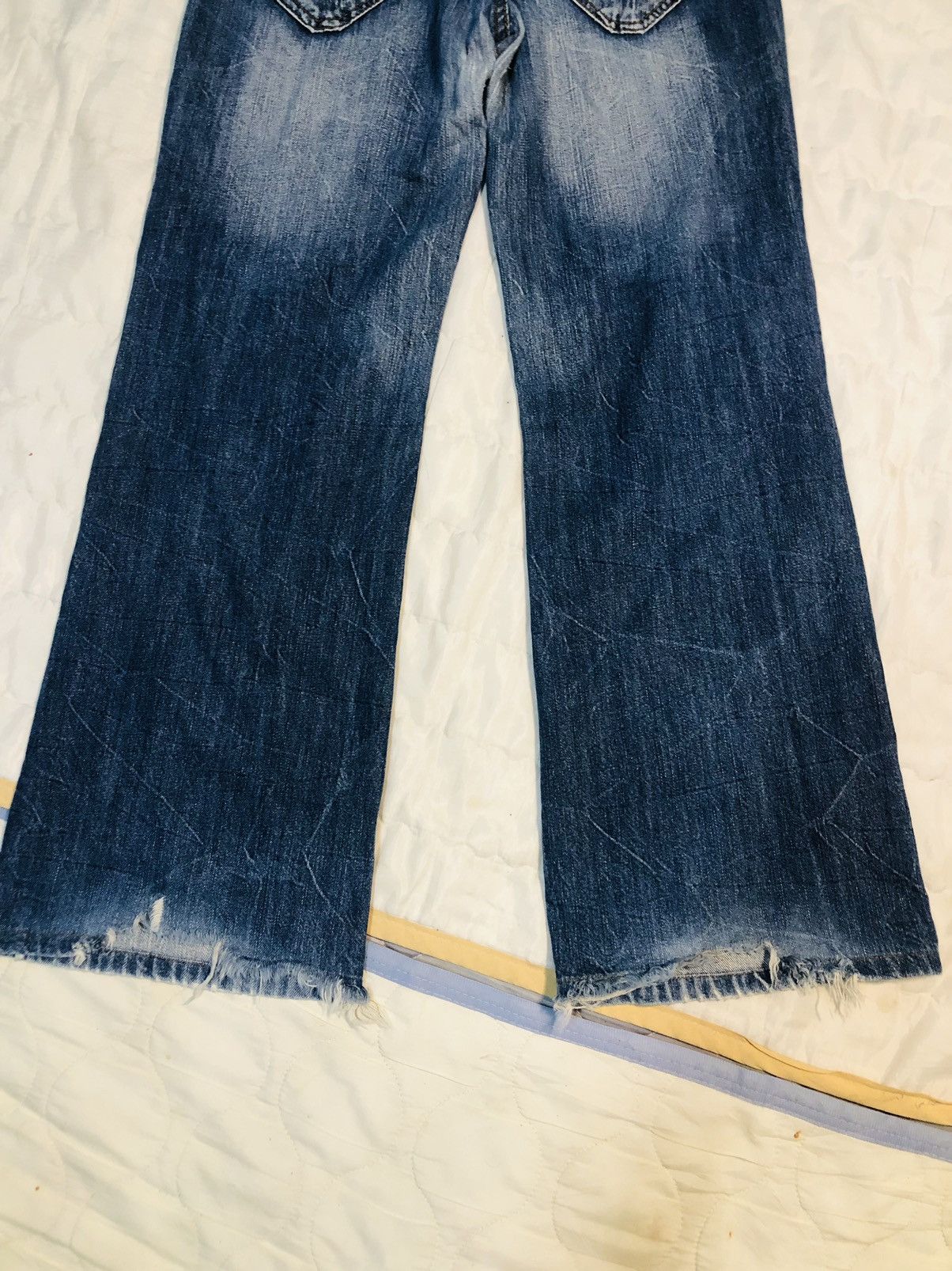 Japanese Brand AFT Distressed Denim Jeans (10) Size US 30 / EU 46 - 13 Thumbnail