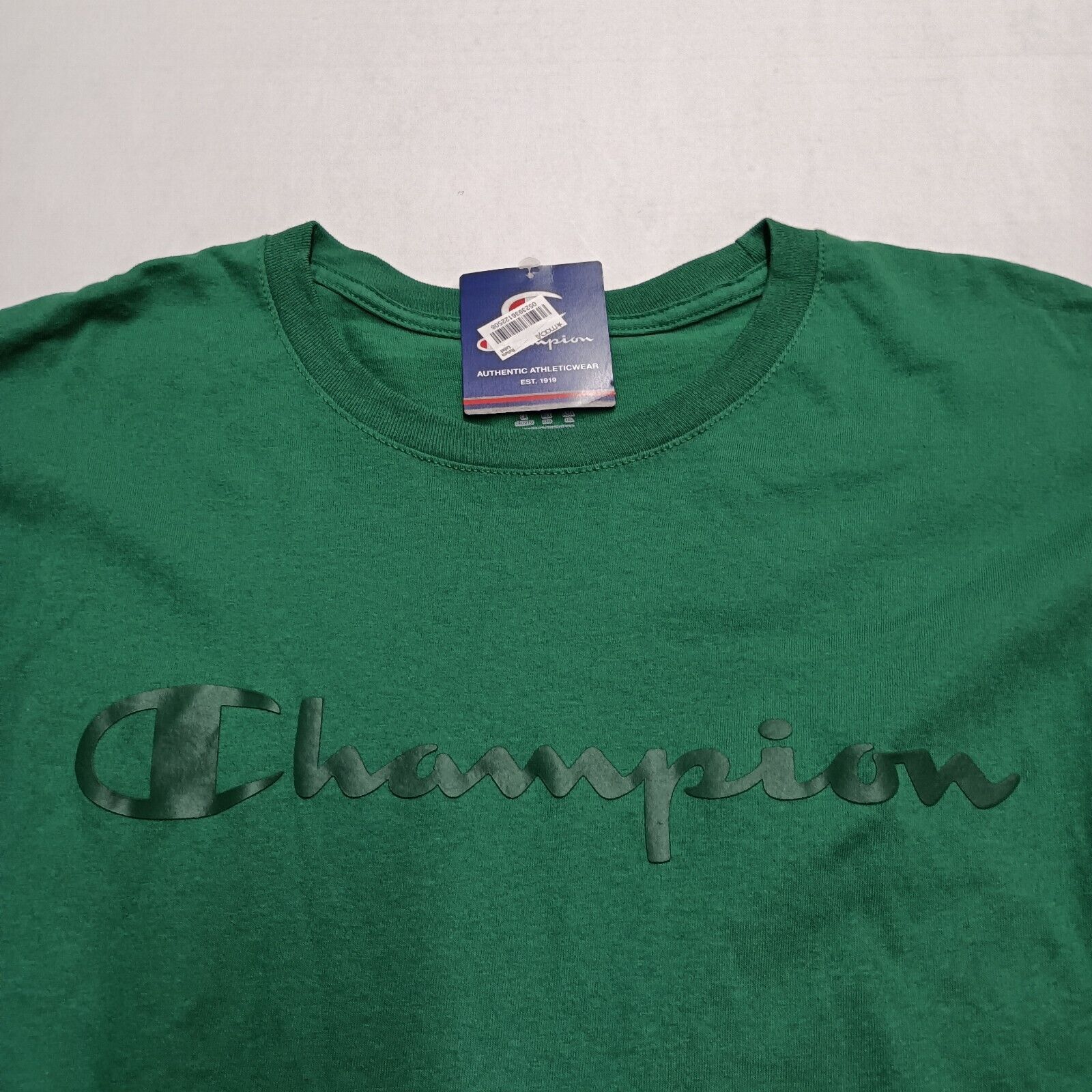Champion Champion T-Shirt Men's 2XL Classic Jersey Graphic Tee Green Size US XXL / EU 58 / 5 - 2 Thumbnail