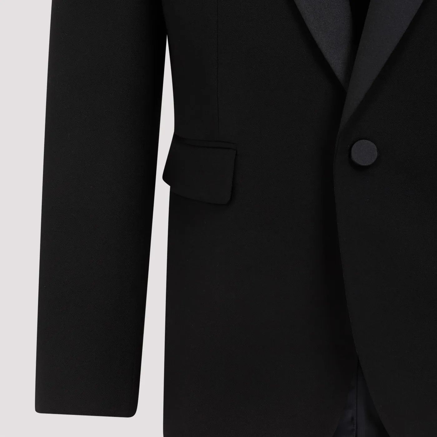Saint Laurent Paris o1s1wg110126 780354 Tuxedo Jacket in Nero Size US S / EU 44-46 / 1 - 4 Thumbnail