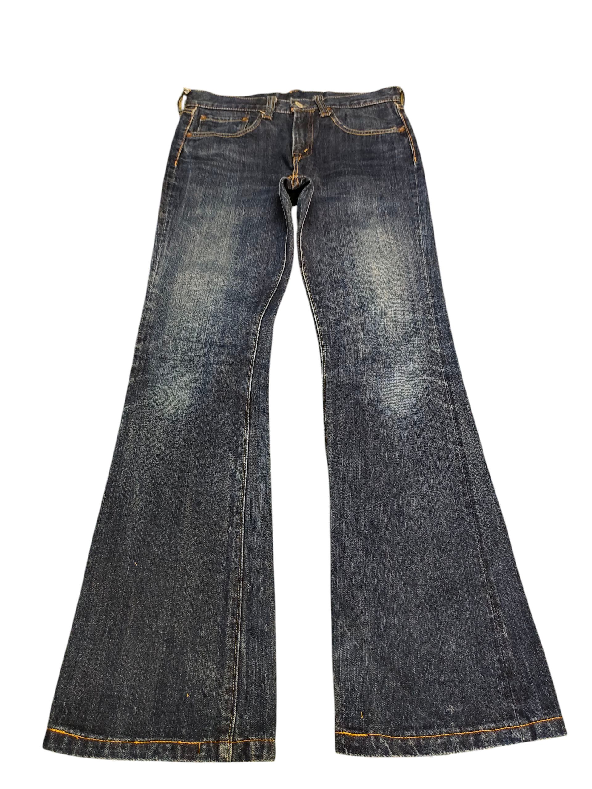 Sugar Cane Flare Jeans 90s Sugarcane Toyo Enterprise Clawmark Bootcut Size US 30 / EU 46 - 2 Thumbnail