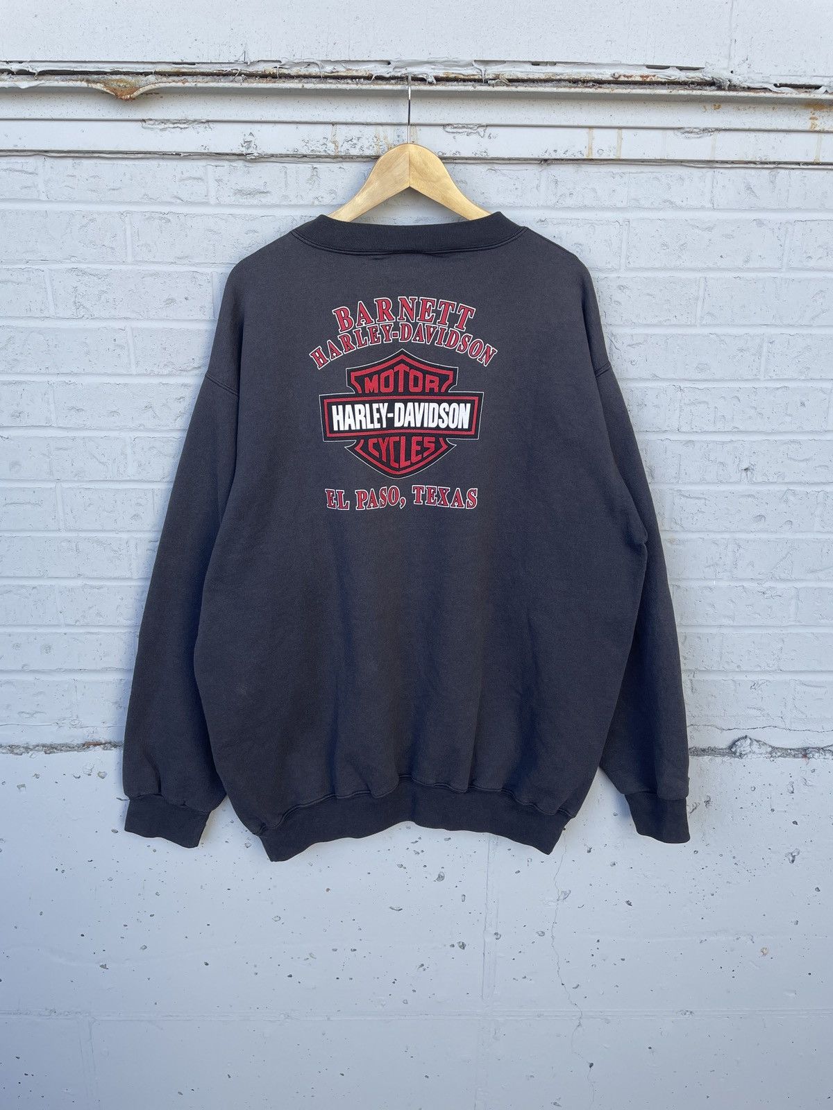 Harley Davidson Faded Harley Davidson Tribal Snake Crewneck Size US XXL / EU 58 / 5 - 8 Thumbnail