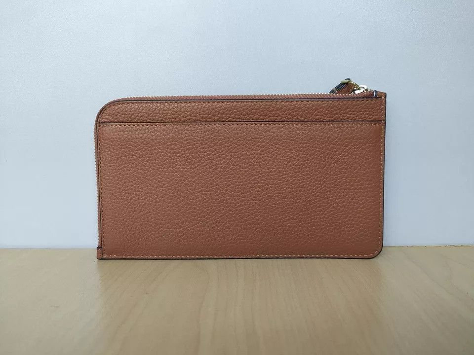 Kate Spade Kate Spade New York L-Zip Leather Wristlet T-0023 Size ONE SIZE - 2 Thumbnail