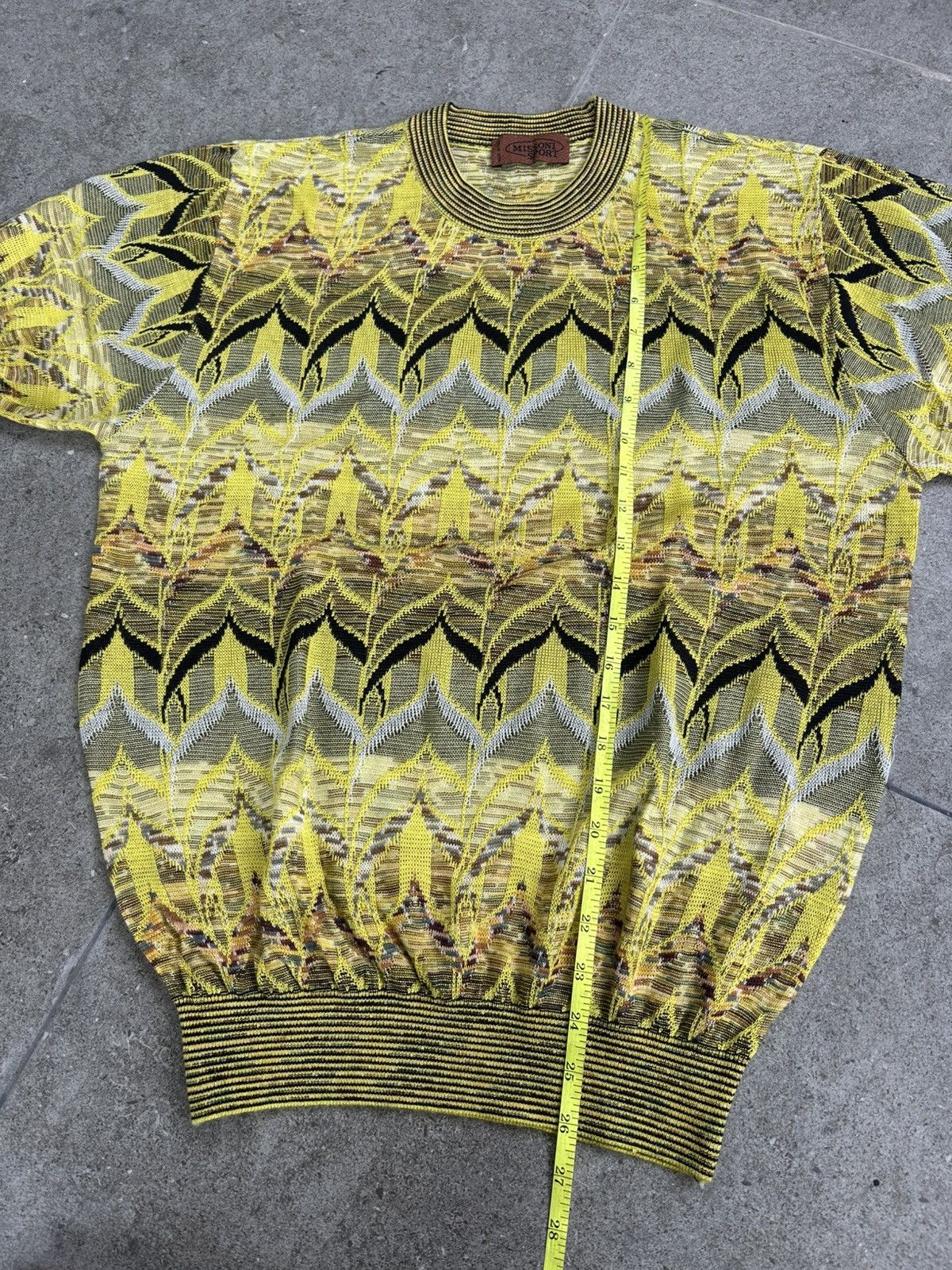 Missoni Missoni Ethnic Zig-zag Pattern Knit Short Sleeve Sweater Size M / US 6-8 / IT 42-44 - 10 Thumbnail