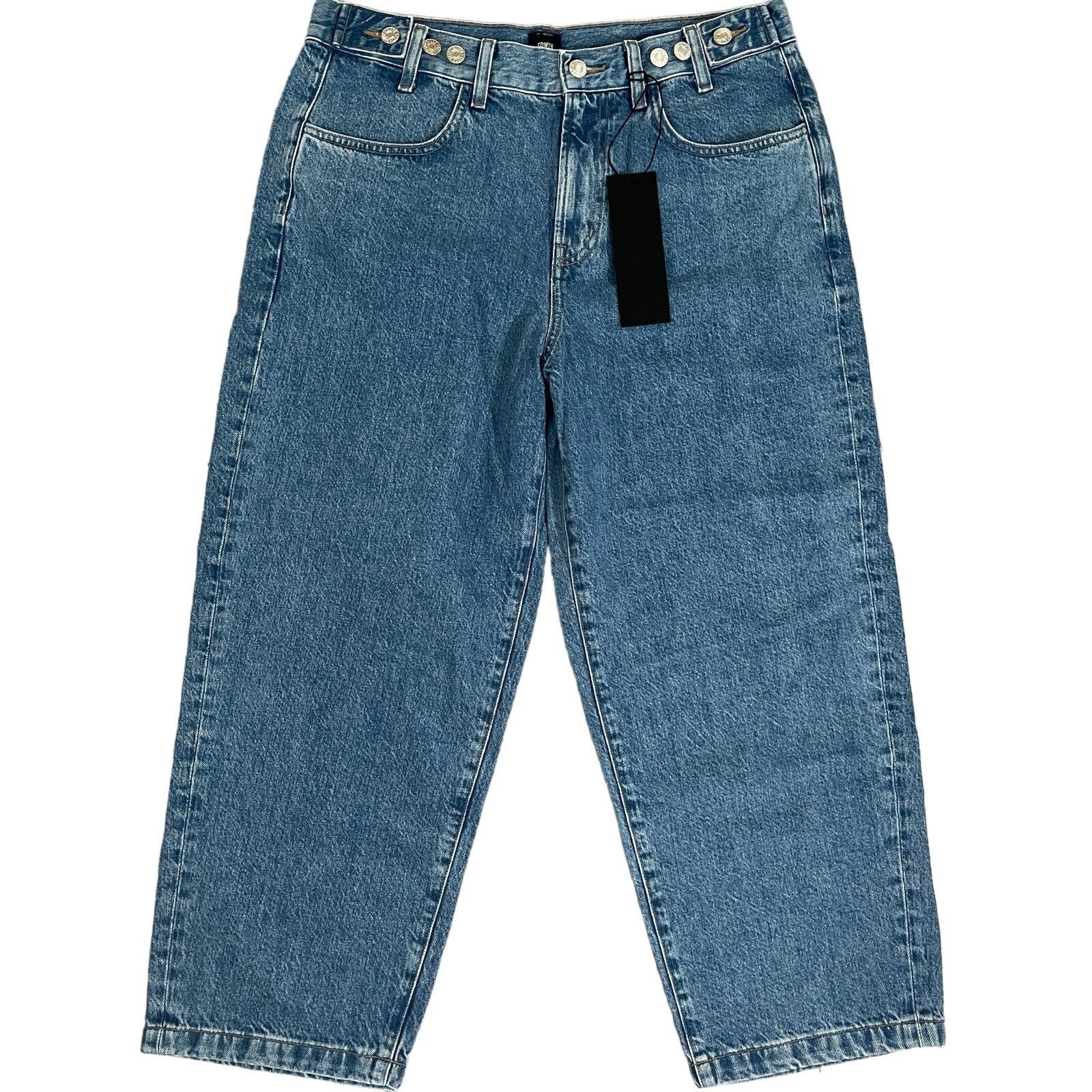 Edwin Edwin Maiia Trouser Croped Jeans Wide Leg One Way Small $228 Size 26" / US 2 / IT 38 - 2 Thumbnail