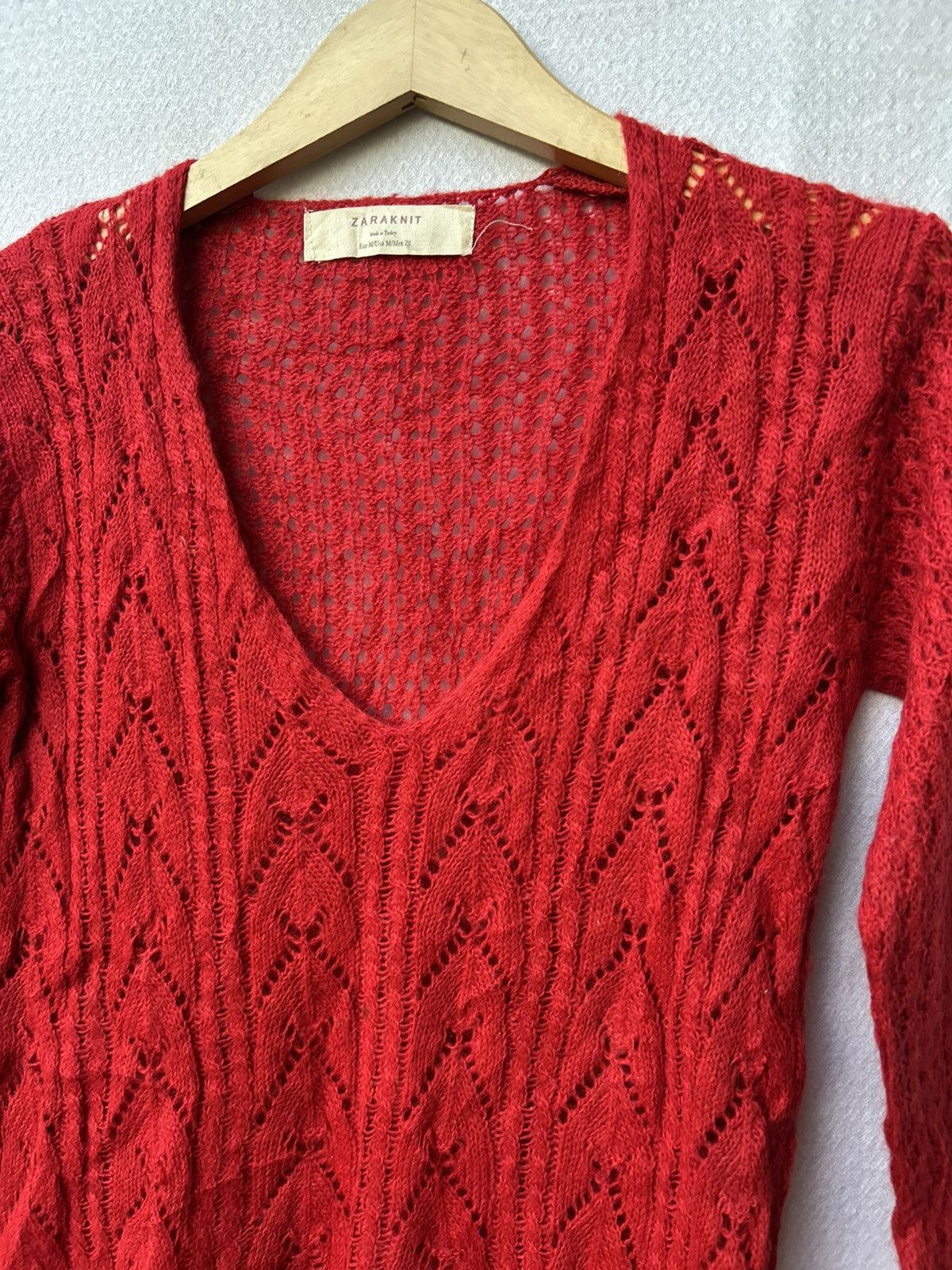 Japanese Brand × Zara Zara Open Fishnet Knitted Grunge Avantgarde Styled Size US M / EU 48-50 / 2 - 3 Thumbnail