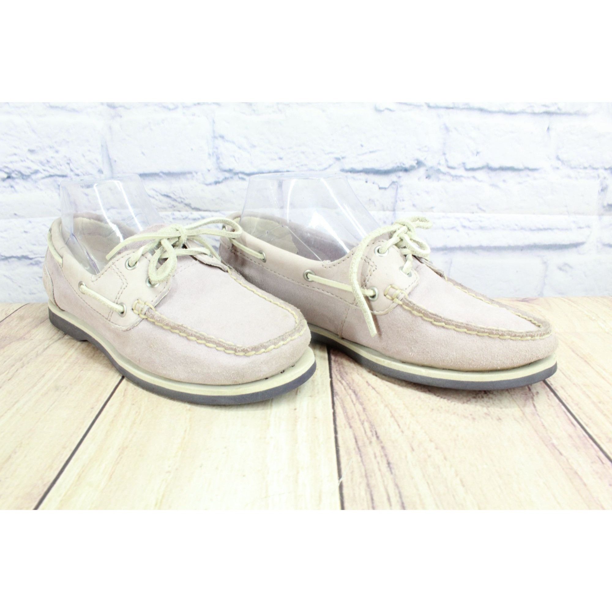 Timberland Timberland Womens Pink Suede Boat Shoes Size 7 Preppy Casual Size US 7 / IT 37 - 2 Thumbnail