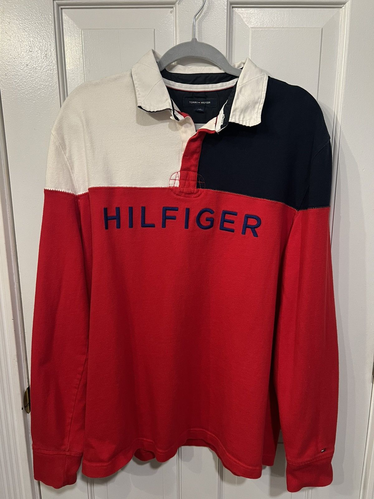 Tommy Hilfiger Tommy Hilfiger Colorblock Rugby Polo Long Sleeve (6ix9ine) Size US L / EU 52-54 / 3 - 1 Thumbnail