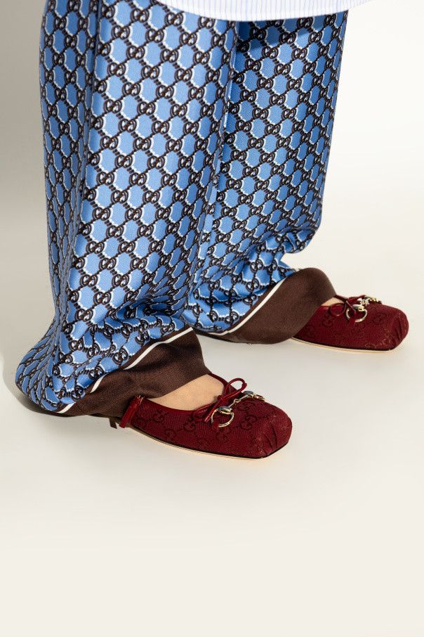 Gucci o1loc1c0426 821220 Women's Gucci Horsebit Ballet Flats Size US 6 / IT 36 - 2 Thumbnail