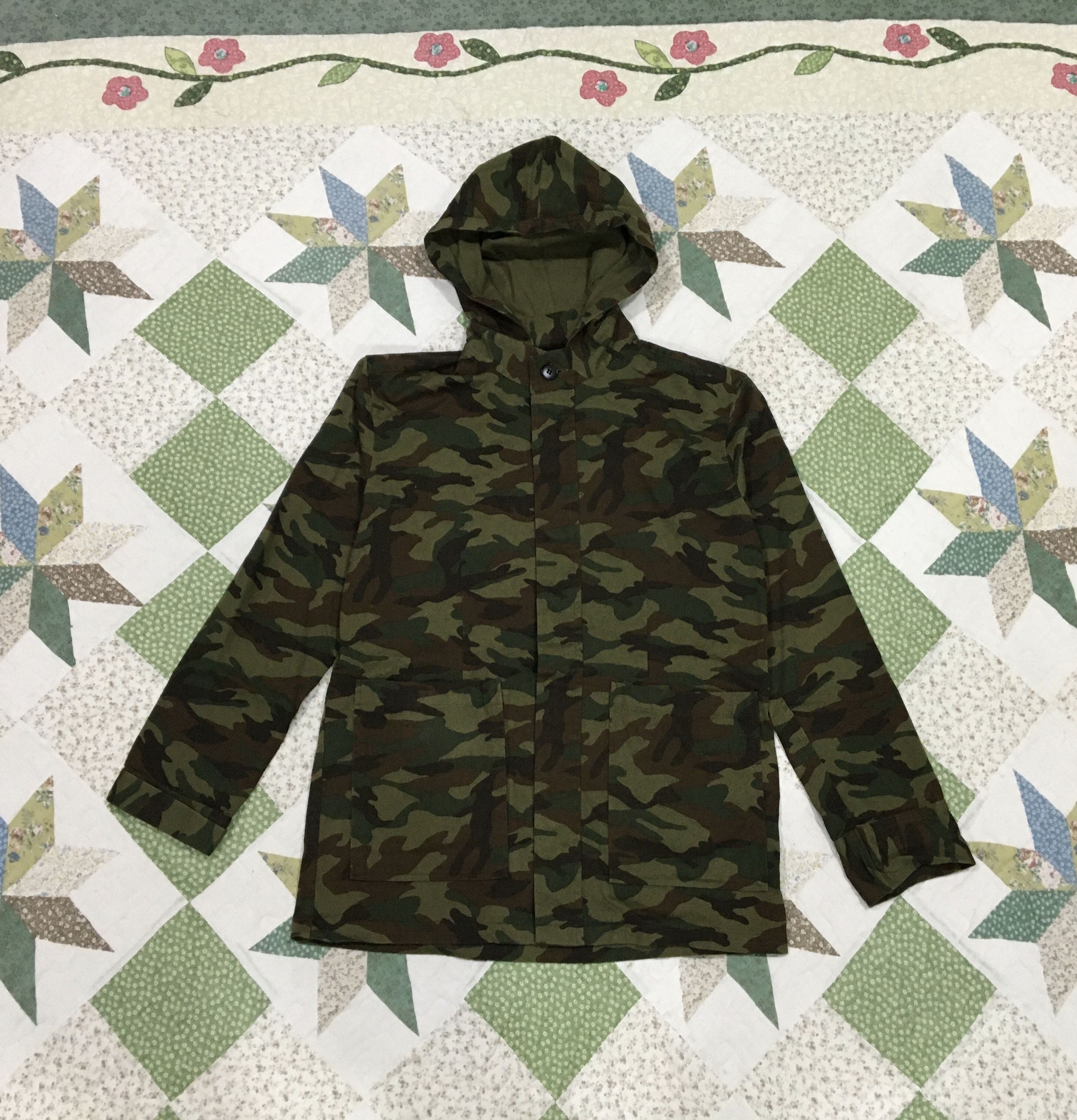 Designer × Michel Klein Michel Klein Camouflage Hoodie Size US S / EU 44-46 / 1 - 1 Thumbnail