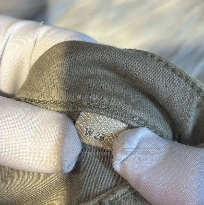 Burberry Burberry Khaki Green Cotton Casual Pants. Size 22" - 6 Thumbnail
