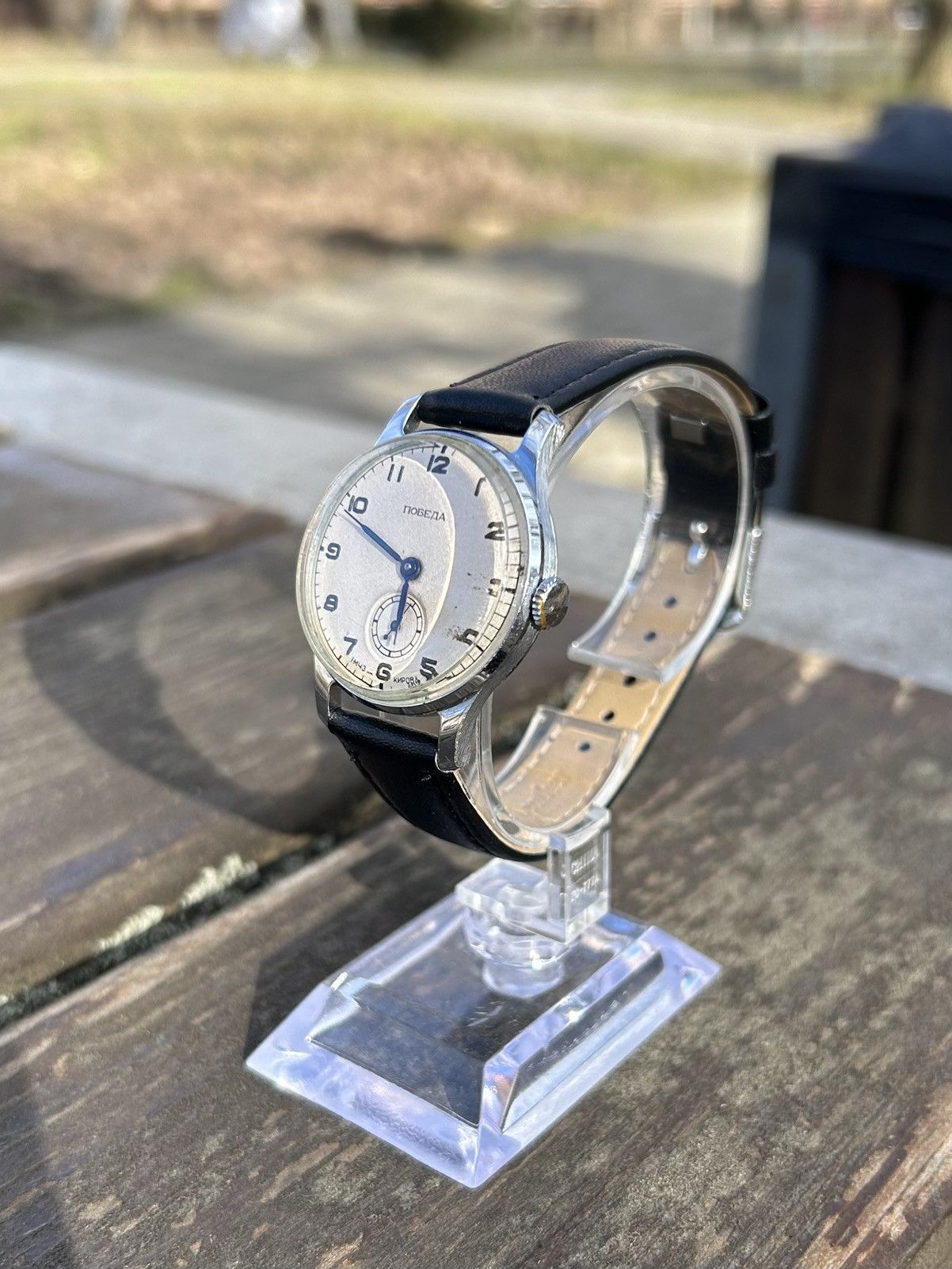 Vintage Vintage Pobeda Watch USSR Soviet Mechanical Authentic 1950s Size ONE SIZE - 11 Thumbnail