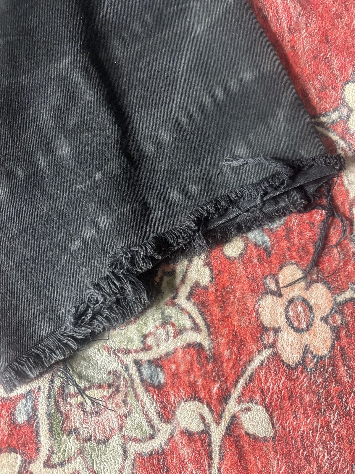 Maison Margiela MM6 Maison Margiela Black Washed Denim Jeans Wide Leg 2023 Size US 30 / EU 46 - 5 Thumbnail