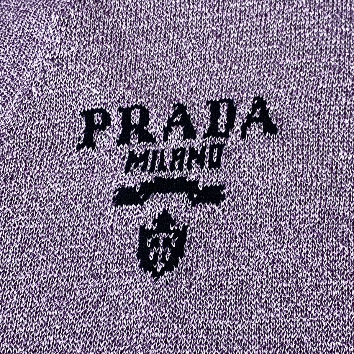 Prada Prada Logo Letter Embroidered Cropped Knit Cardigan K26WX Size S / US 4 / IT 40 - 5 Thumbnail