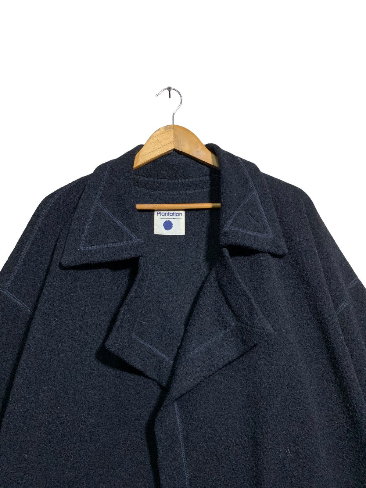 Issey Miyake 🔥PLANTATION WOOL ONE BUTTON BATWING COATS Size US L / EU 52-54 / 3 - 4 Thumbnail