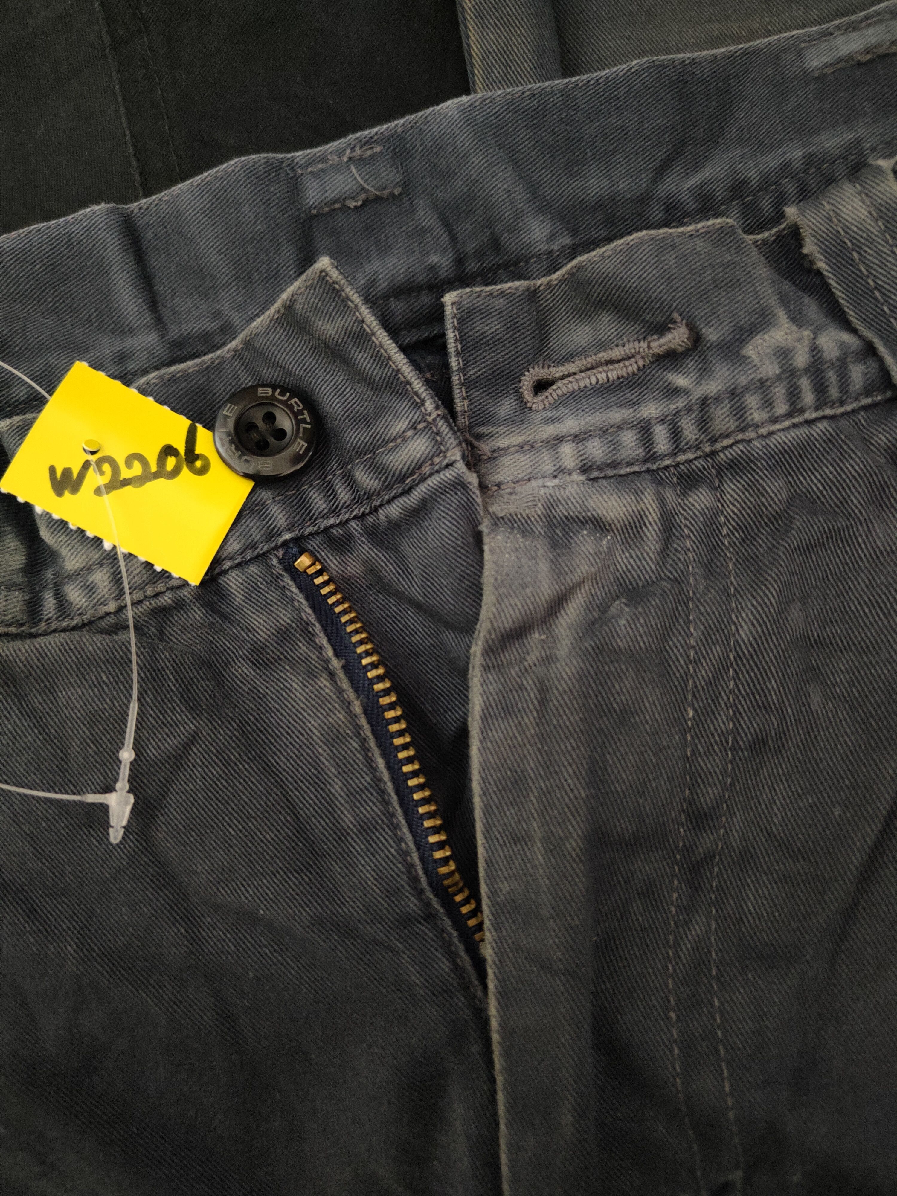 Japanese Brand Burtle Navy Faded Multipocket Tactical Cargo Pants #W2206 Size US 30 / EU 46 - 16 Thumbnail