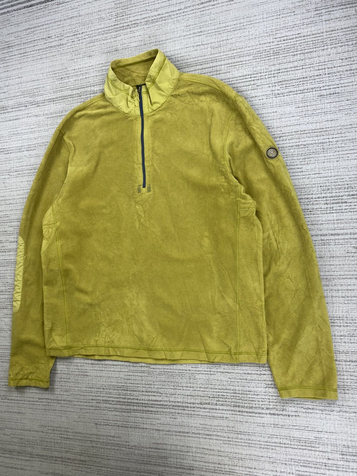Timberland × Vintage Vintage Timberland Weathergear Fleece Pullover Sweatshirt Size US L / EU 52-54 / 3 - 4 Thumbnail
