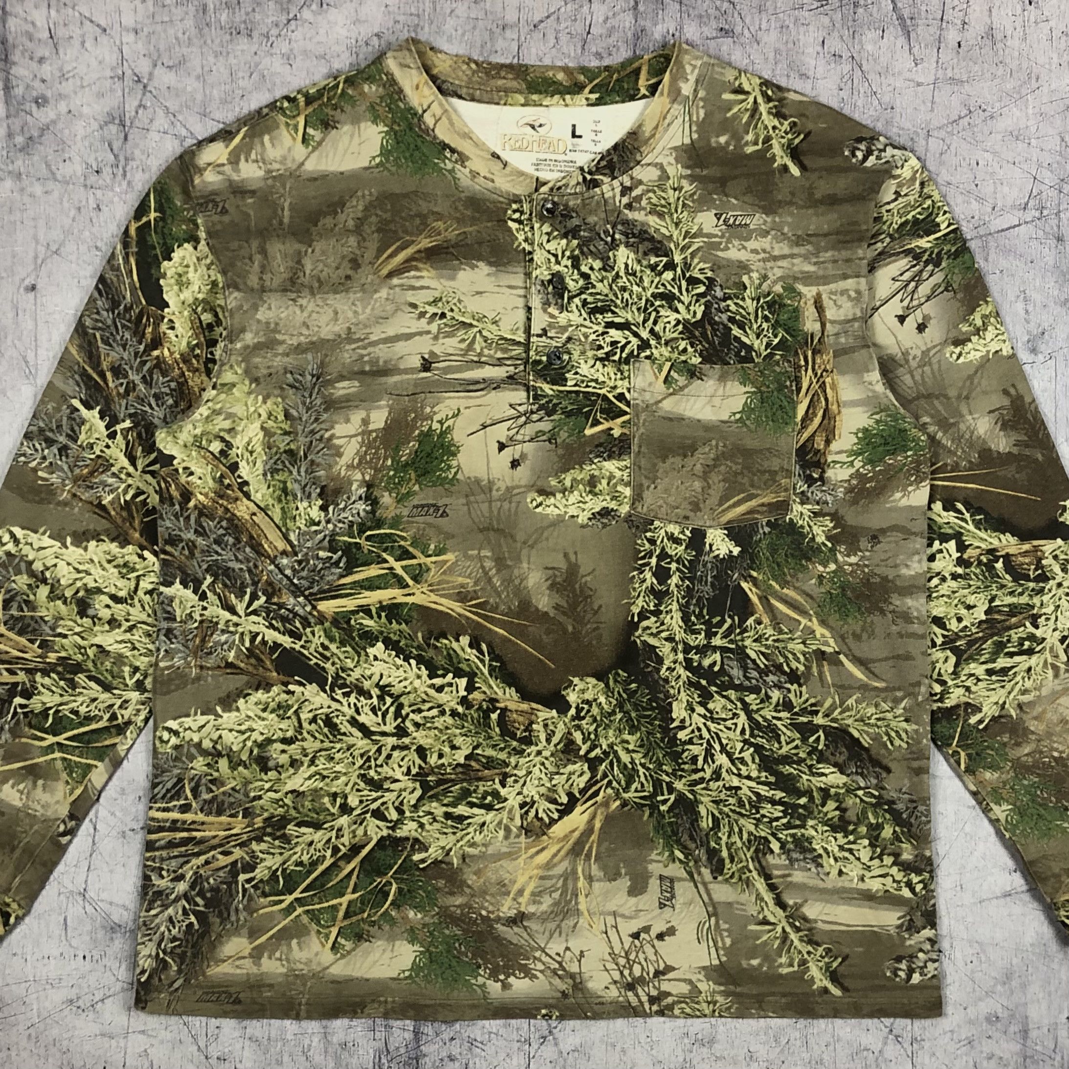 Realtree Realtree Jungle Forest Wood Needles Long Sleeve Tee Size US L / EU 52-54 / 3 - 10 Thumbnail