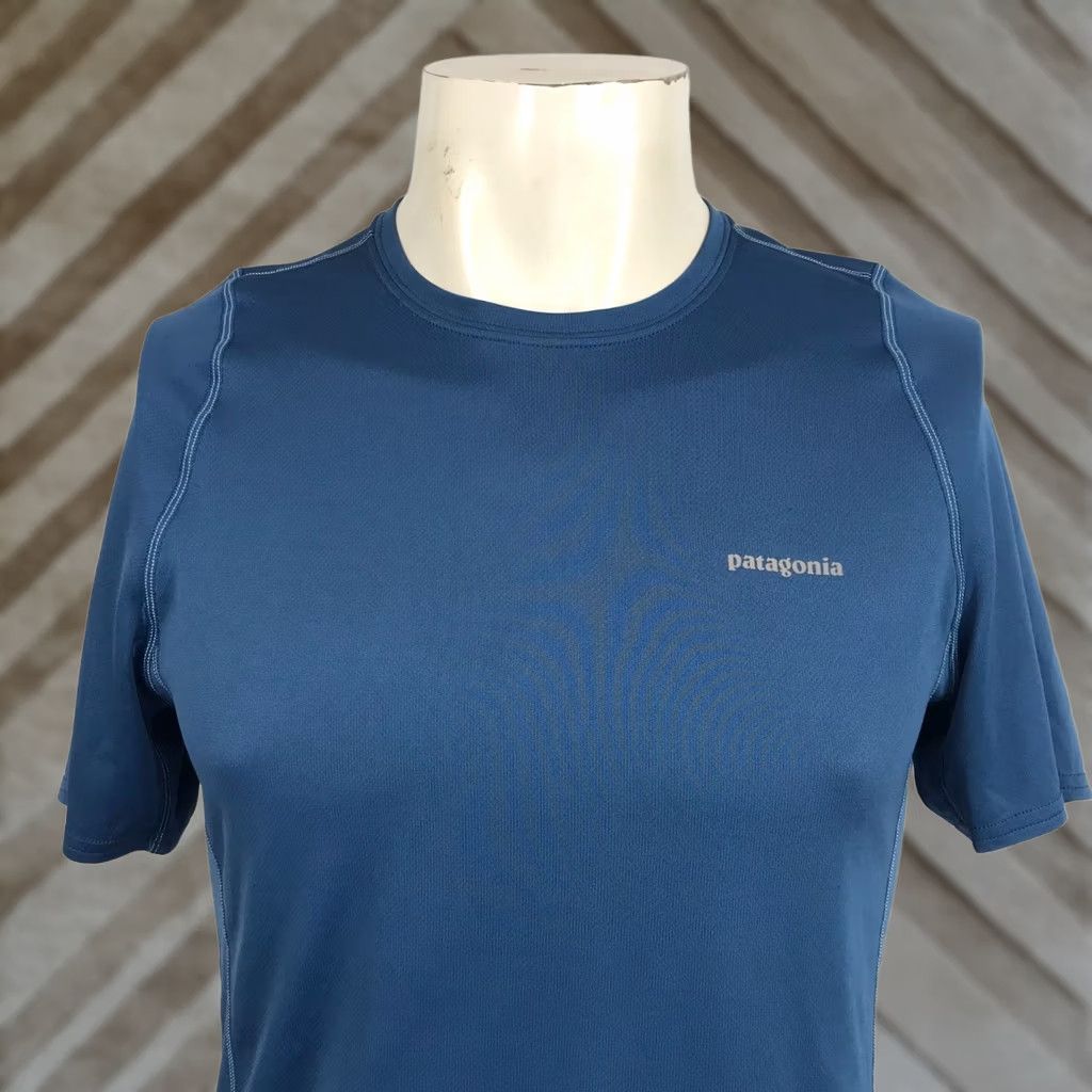 Patagonia PATAGONIA Mens Medium Blue Short Sleeve Crew Neck T-Shirt Size US M / EU 48-50 / 2 - 1 Thumbnail