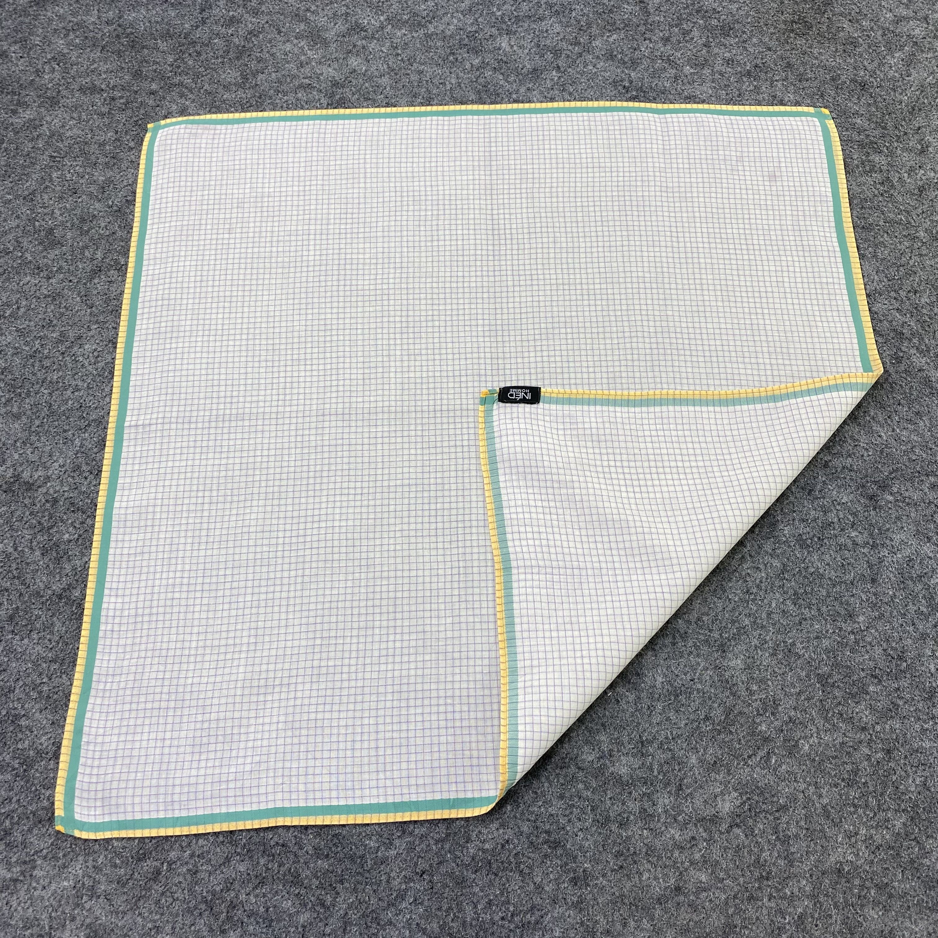 Japanese Brand Ined Homme Handkerchief Neckerchief Bandana-B1893 Size ONE SIZE - 5 Thumbnail