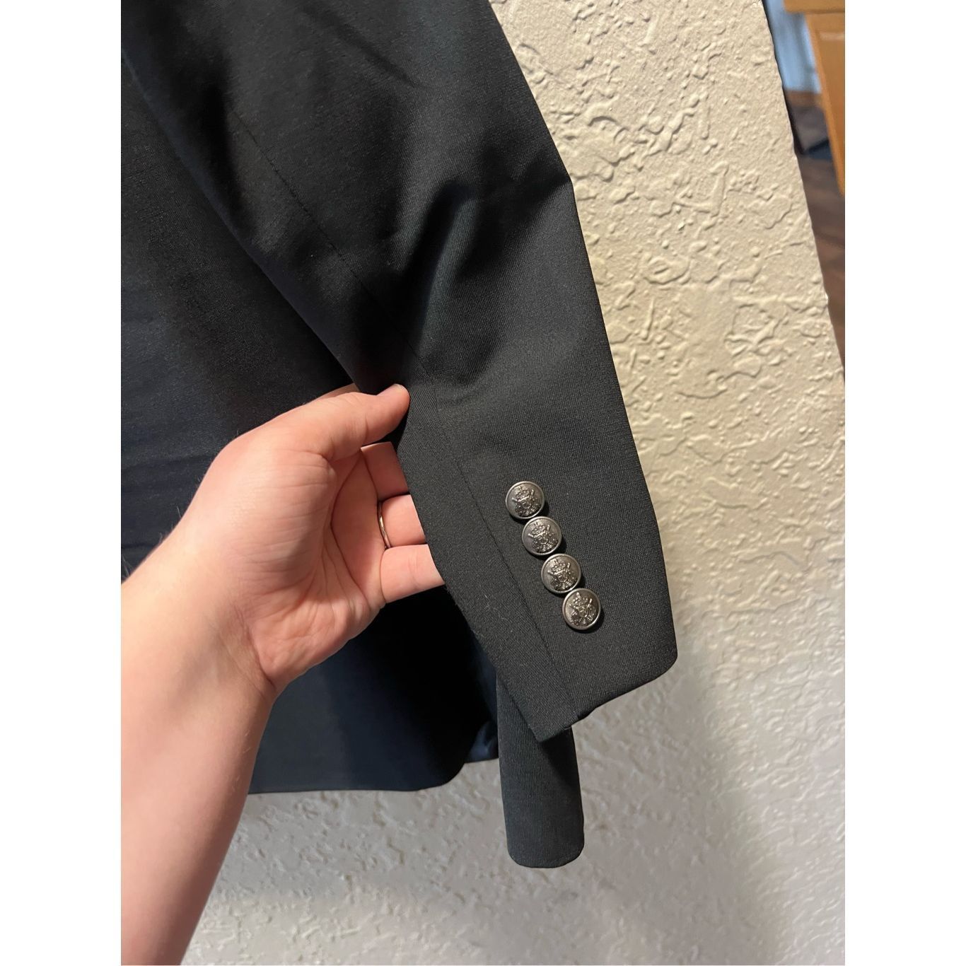 Michael Kors Michael Michael Kors Black Tux Top Men’s Size 50R 54% Polyes Size 50R - 15 Thumbnail