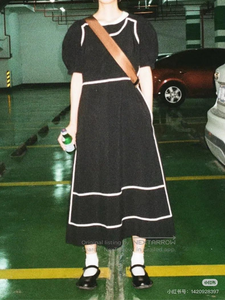 Comme des Garcons Comme Des Garcons Puff Sleeve Embroidered Dress Size M / US 6-8 / IT 42-44 - 5 Thumbnail