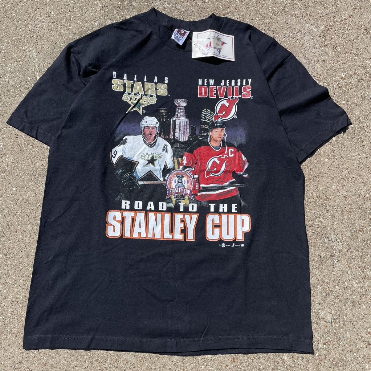 NHL 2000 Stanley Cup Dallas Stars New Jersey Devils Tee XL NWT Size US XL / EU 56 / 4 - 1 Thumbnail