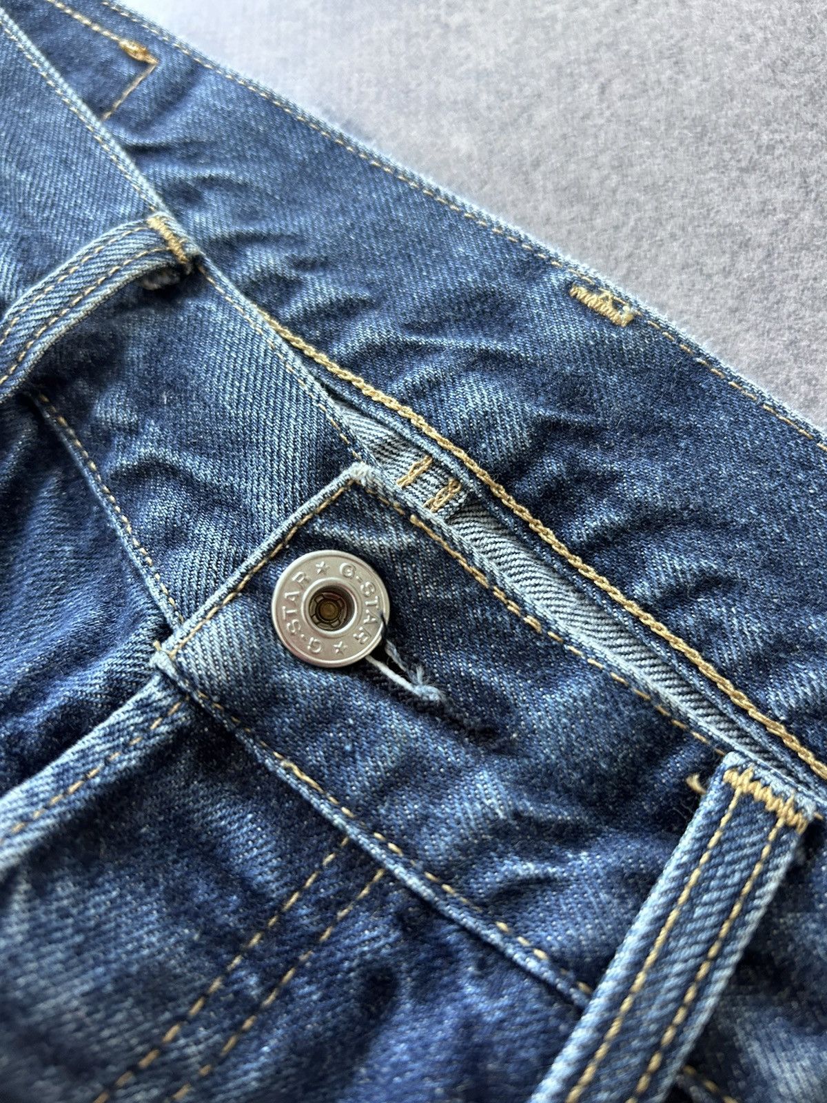G-Star × Vintage Vintage G star Raw selvage denim pants rare Size US 34 / EU 50 - 7 Thumbnail