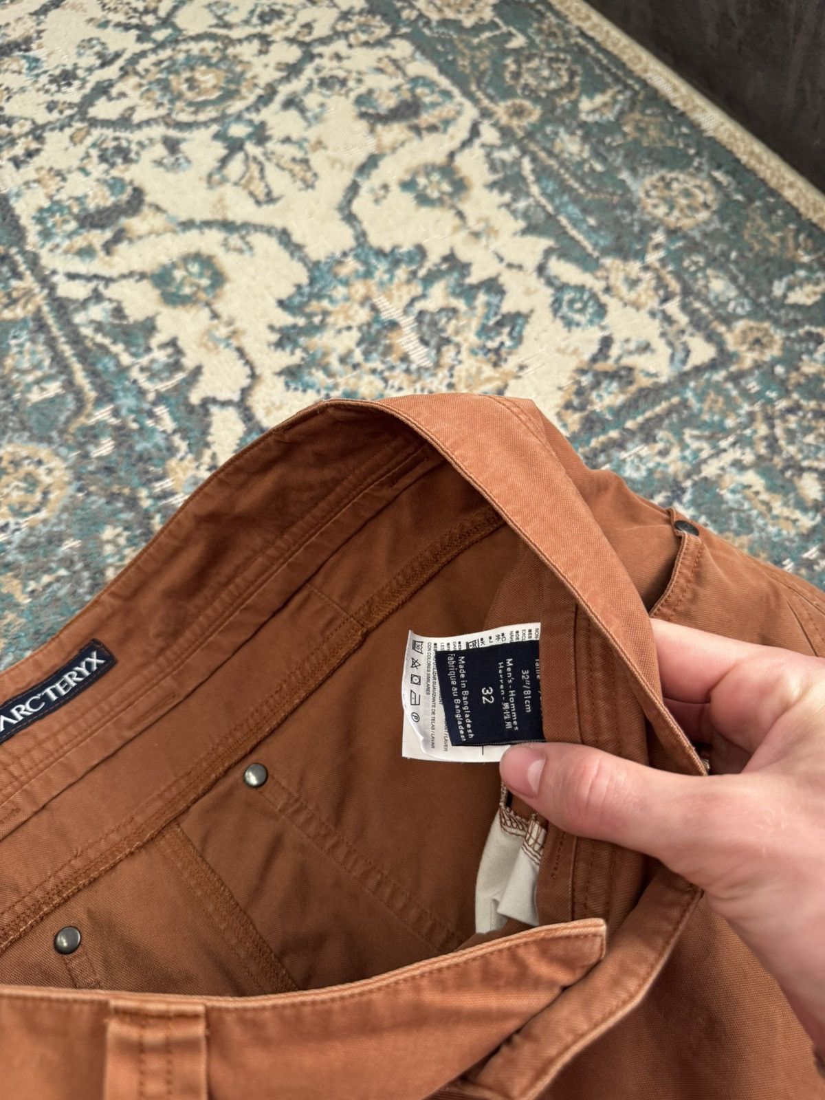 Arc'teryx Arcteryx Vintage Logo Orange Brick Shorts Size US 32 / EU 48 - 7 Thumbnail