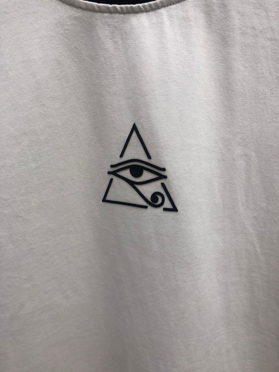 Vintage Talisman Eye Of Horus Vintage Tshirt white black Size US L / EU 52-54 / 3 - 3 Thumbnail