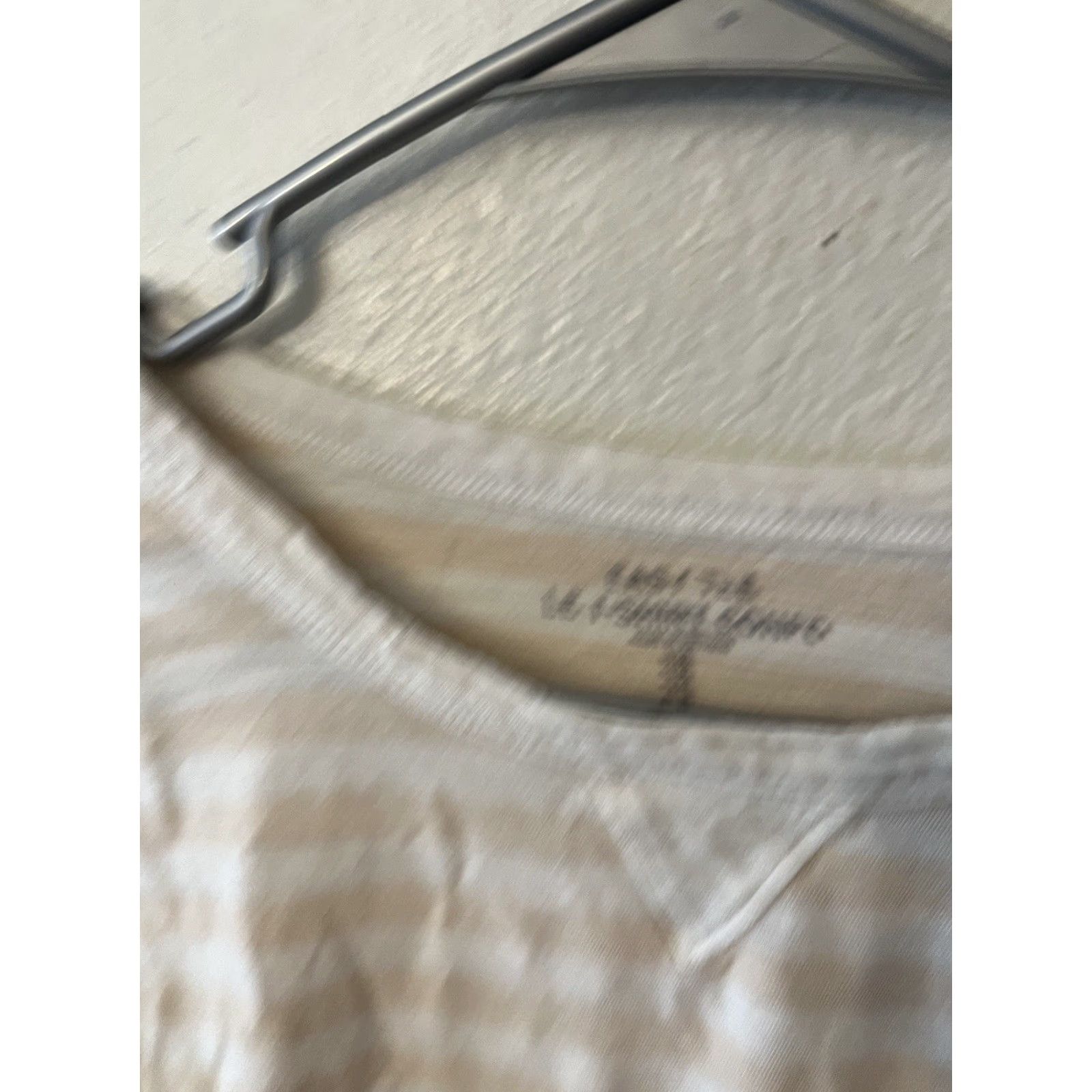 Gap Gap Shirt Women’s M Beige Stripe Knit Long Sleeve Crew Neck T-Shirt Casual Easy Care Basic Modern Classic Size M / US 6-8 / IT 42-44 - 2 Thumbnail