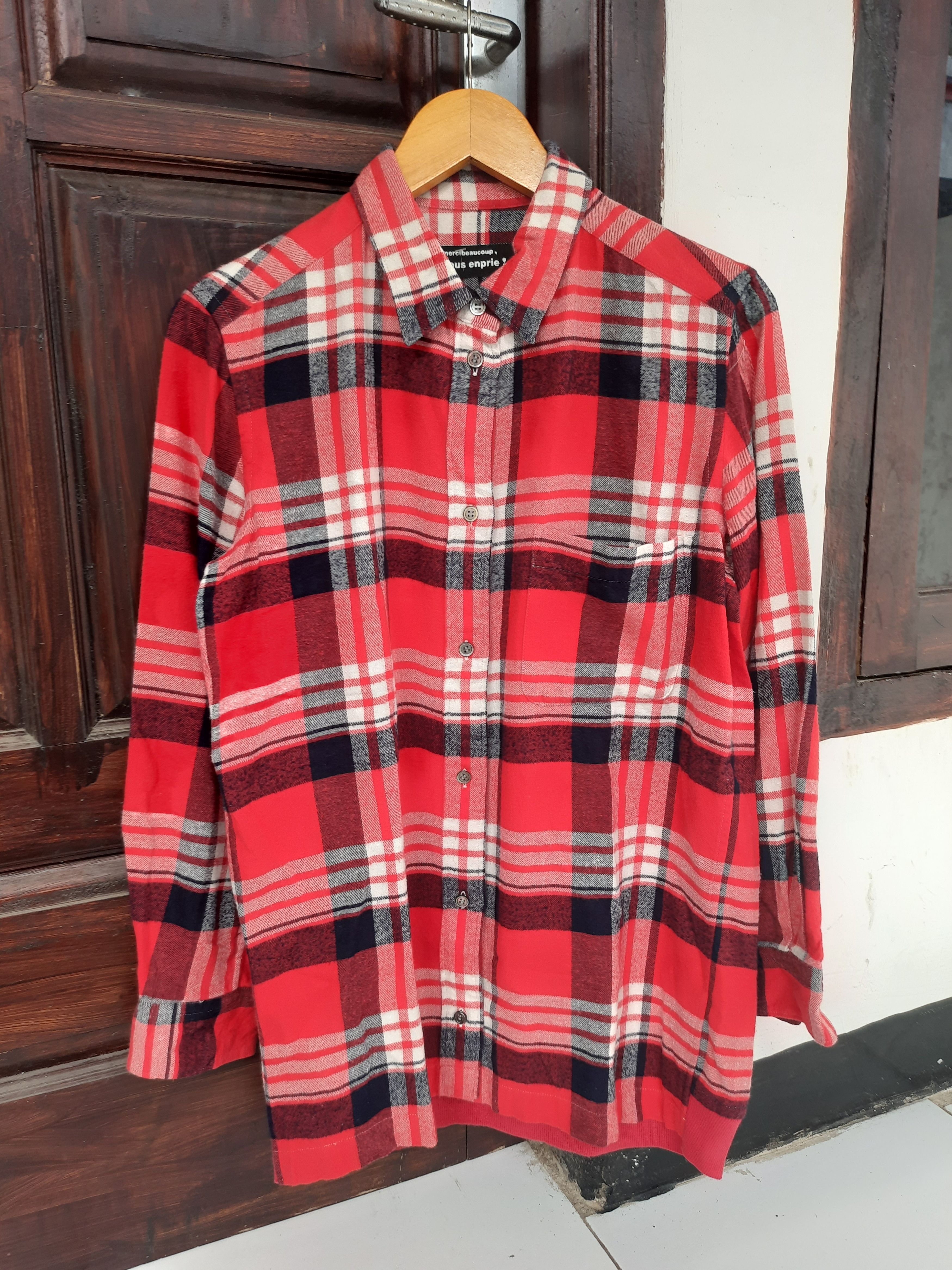 mercibeaucoup Issey miyake Mercibeaucoup jevous enprie flanel shirt tartan Size US M / EU 48-50 / 2 - 1 Thumbnail