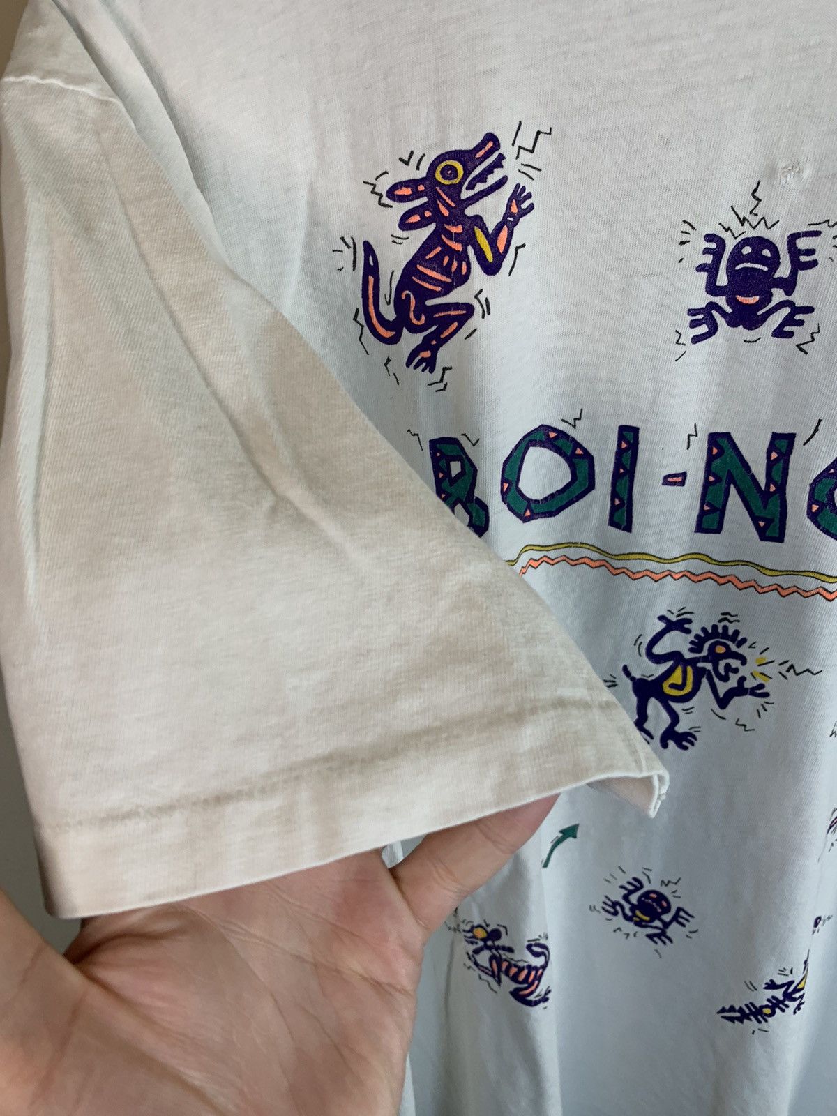 Band Tees × Vintage *RARE* Vintage 1987 Oingo Boingo Boi-Ngo Tour Band Art Shirt Size US XL / EU 56 / 4 - 6 Thumbnail