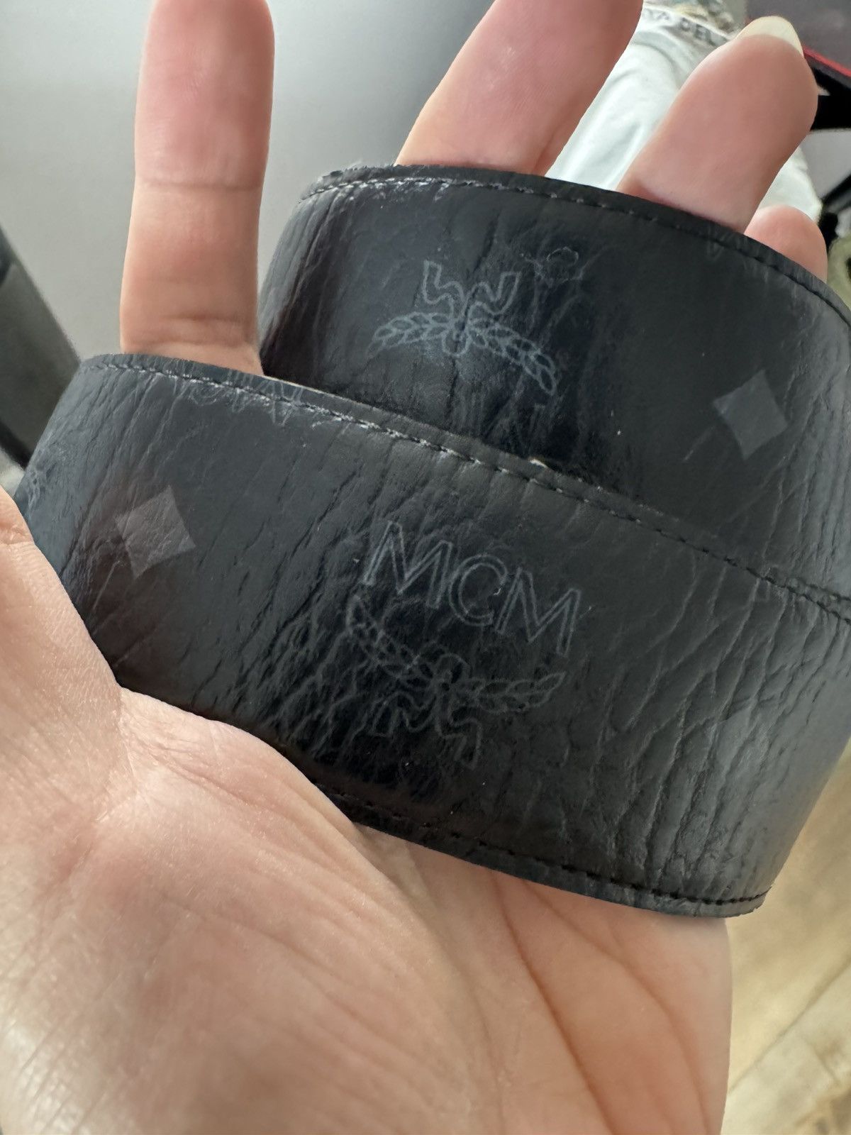 MCM MCM Belt Black Size 32 - 5 Thumbnail