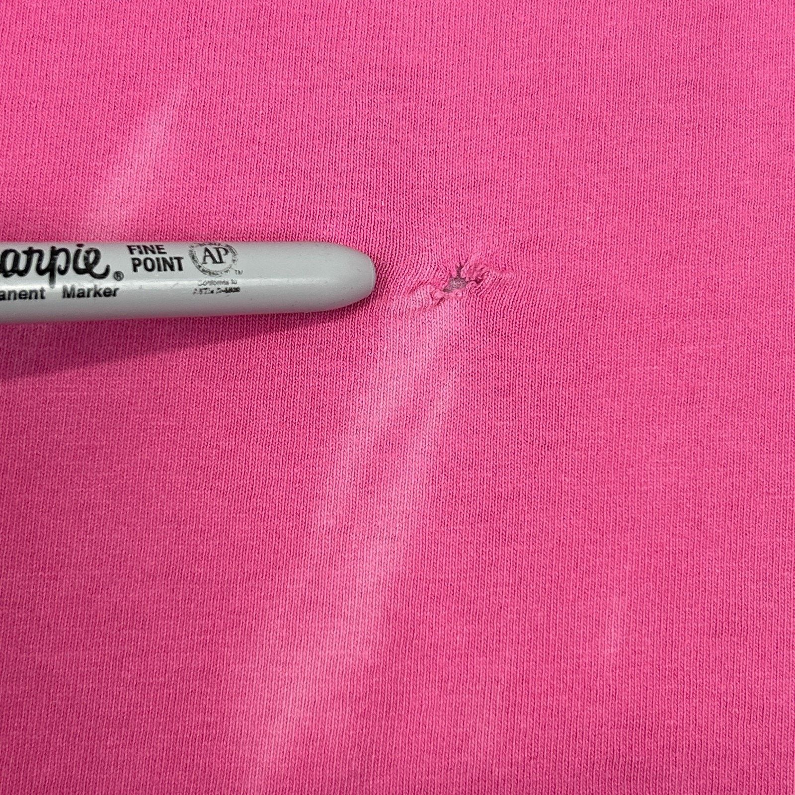 Vintage Vintage 90s God Is Good Sleep T Shirt Pink Christian OSFM Size ONE SIZE - 4 Thumbnail