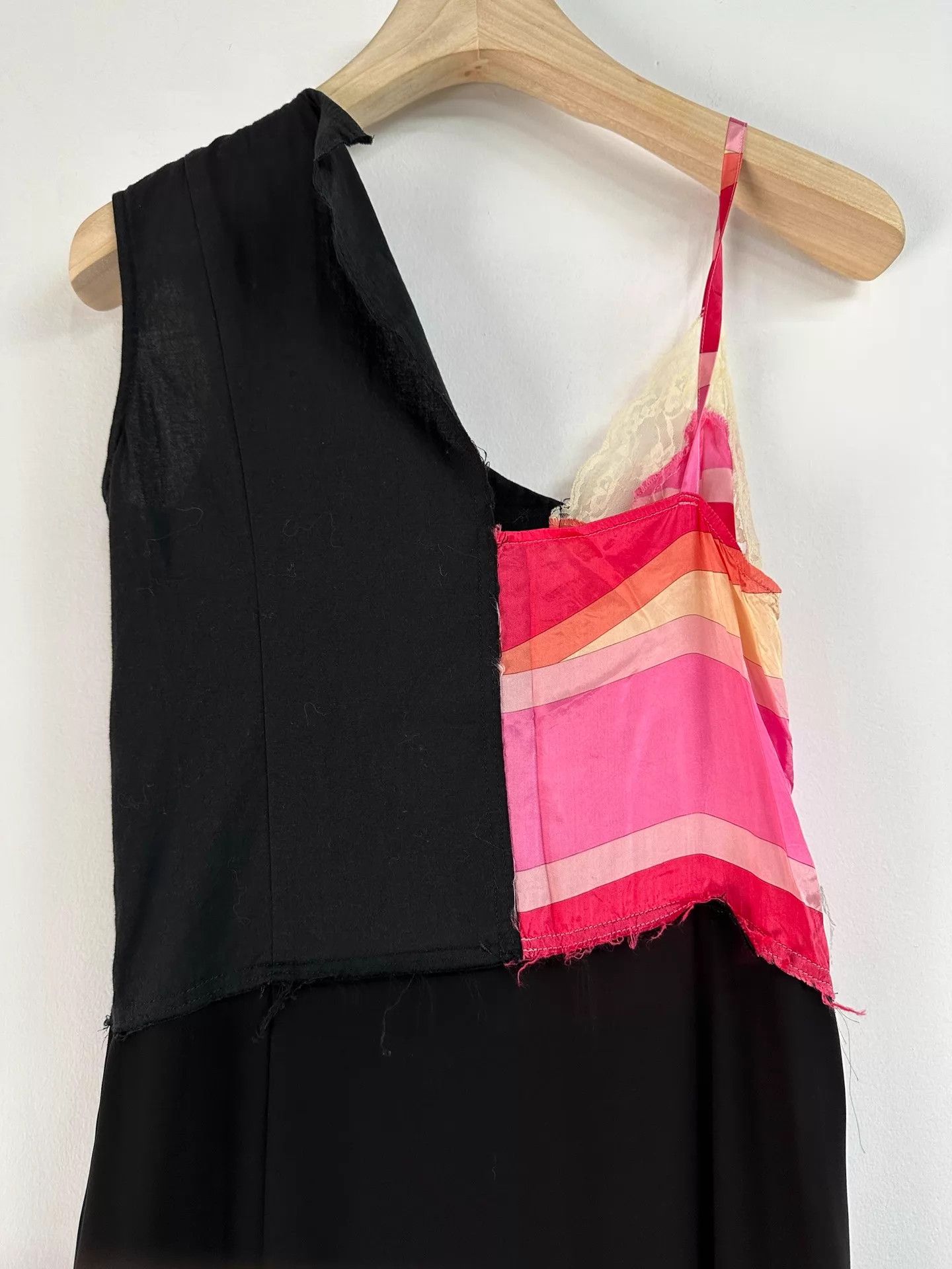 Comme des Garcons Rei Kawakubo CDG Tricot colorblocked cami dress 3-material Size S / US 4 / IT 40 - 5 Thumbnail