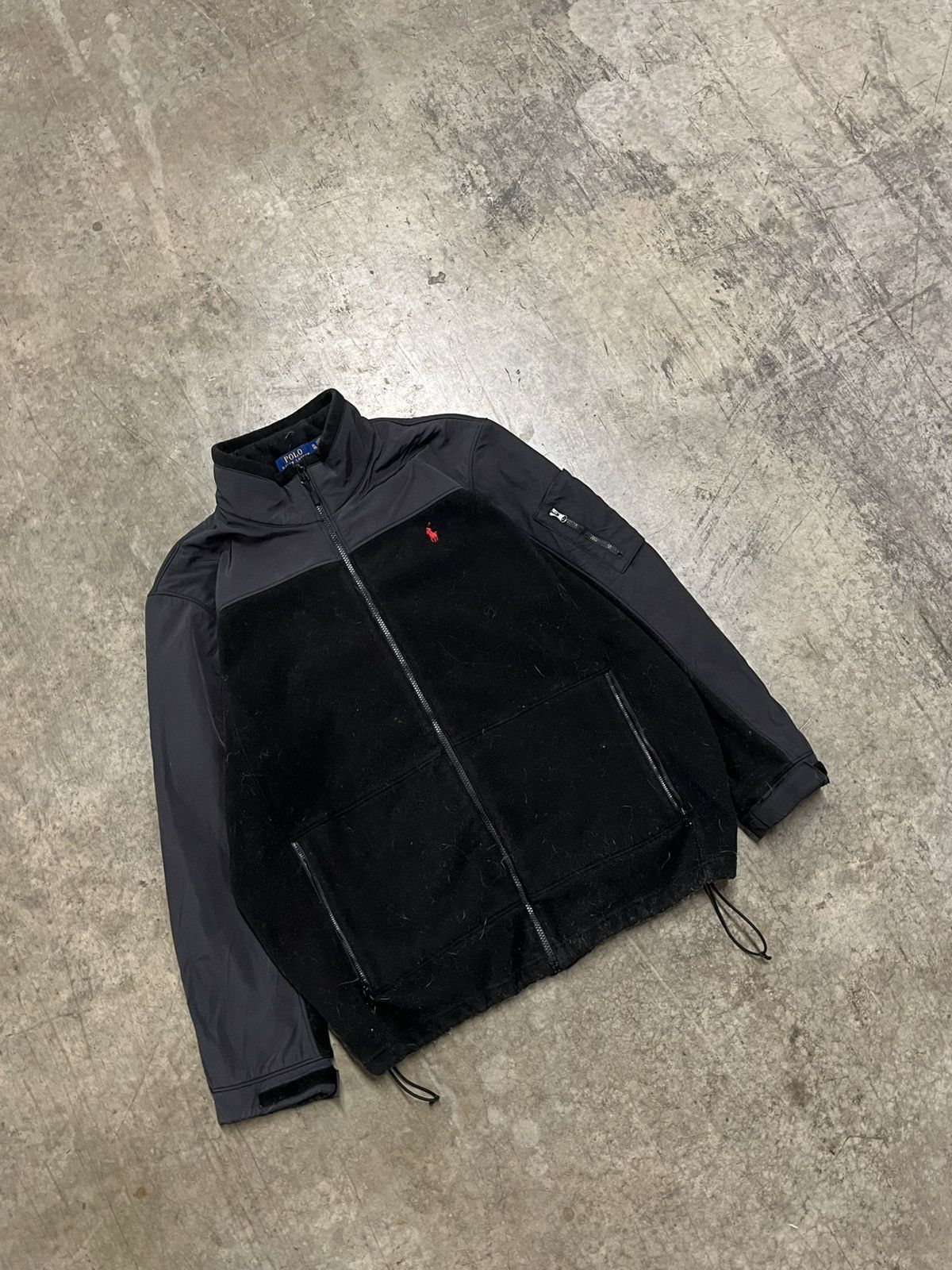 Polo Ralph Lauren × Vintage Polo Ralph Lauren vintage fleece jacket Denali style tech Size US XL / EU 56 / 4 - 2 Thumbnail