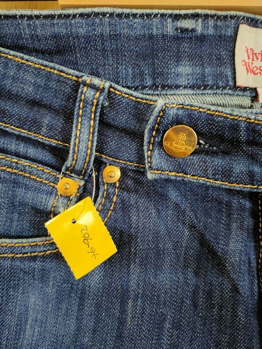 Vivienne Westwood Vivienne Westwood blue distressed denim pants #46-902DLL Size 29" - 9 Thumbnail