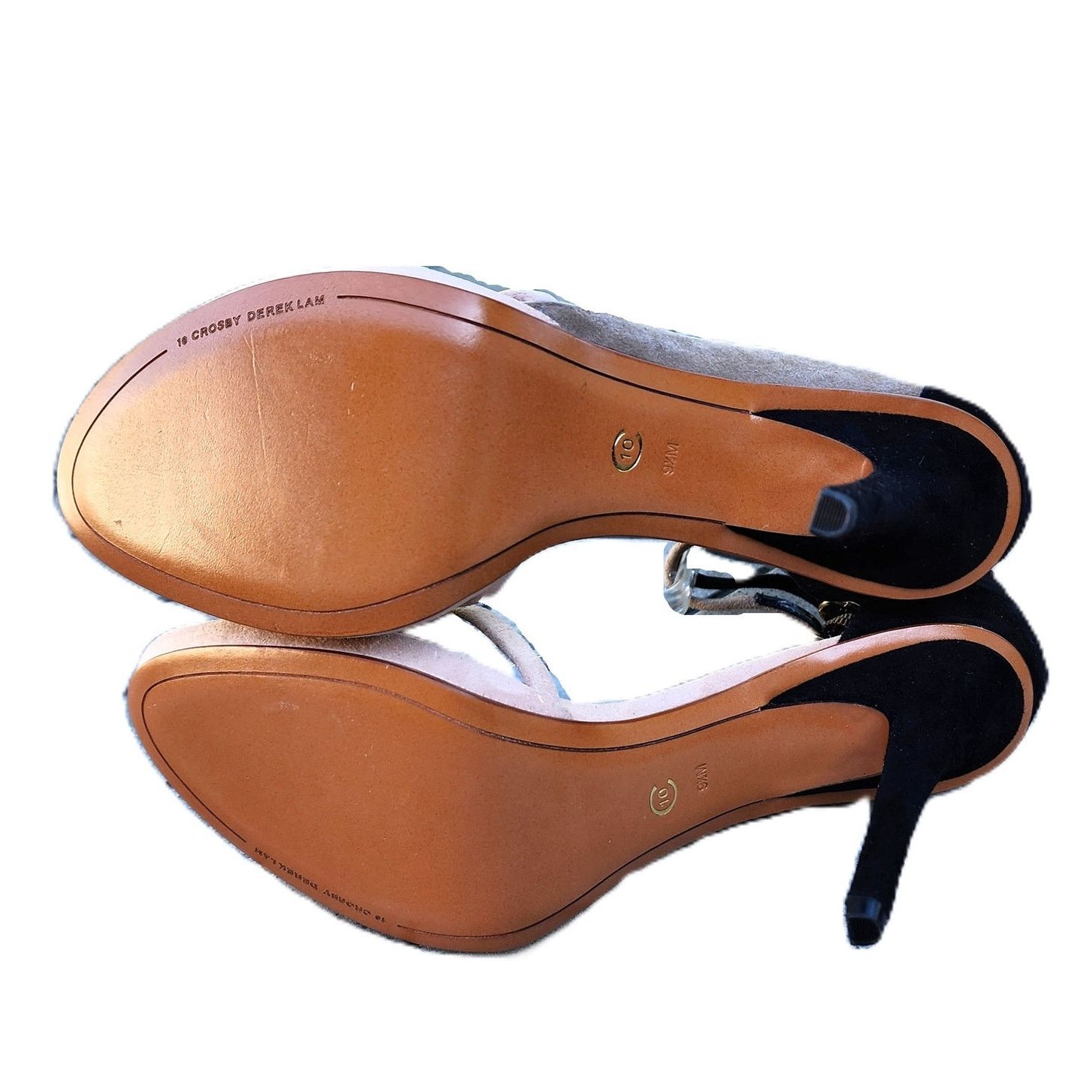 Derek Lam 10 Crosby 10 Crosby Derek Lam Jules Colorblock Suede Heels 9.5 Size US 9.5 / IT 39.5 - 7 Thumbnail