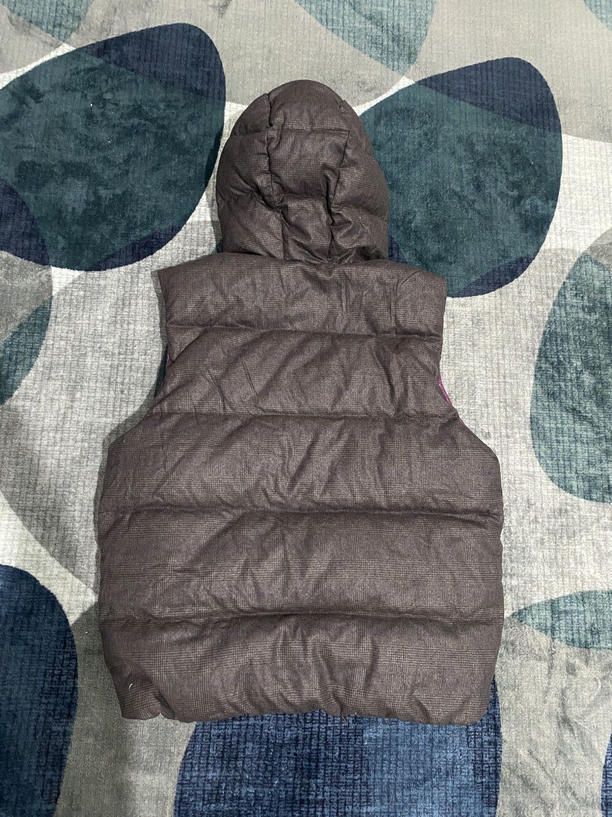 Le Grande Bleu (L.G.B.) 2000s Duvetica - Plaid Down Double Zip Riri Puffer Vest Size US L / EU 52-54 / 3 - 3 Thumbnail