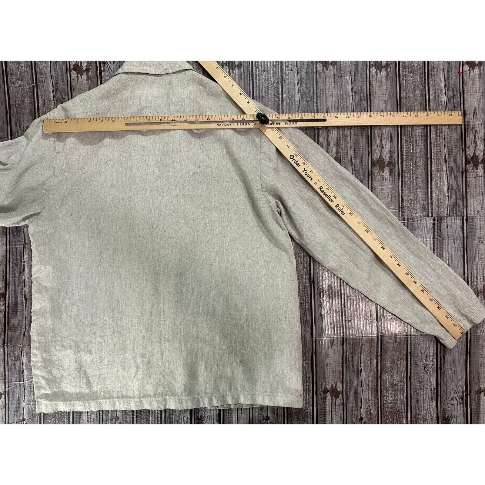 Our Legacy Our Legacy Linen blend full Zip jacket Size 50 color coated Size US XXL / EU 58 / 5 - 7 Thumbnail