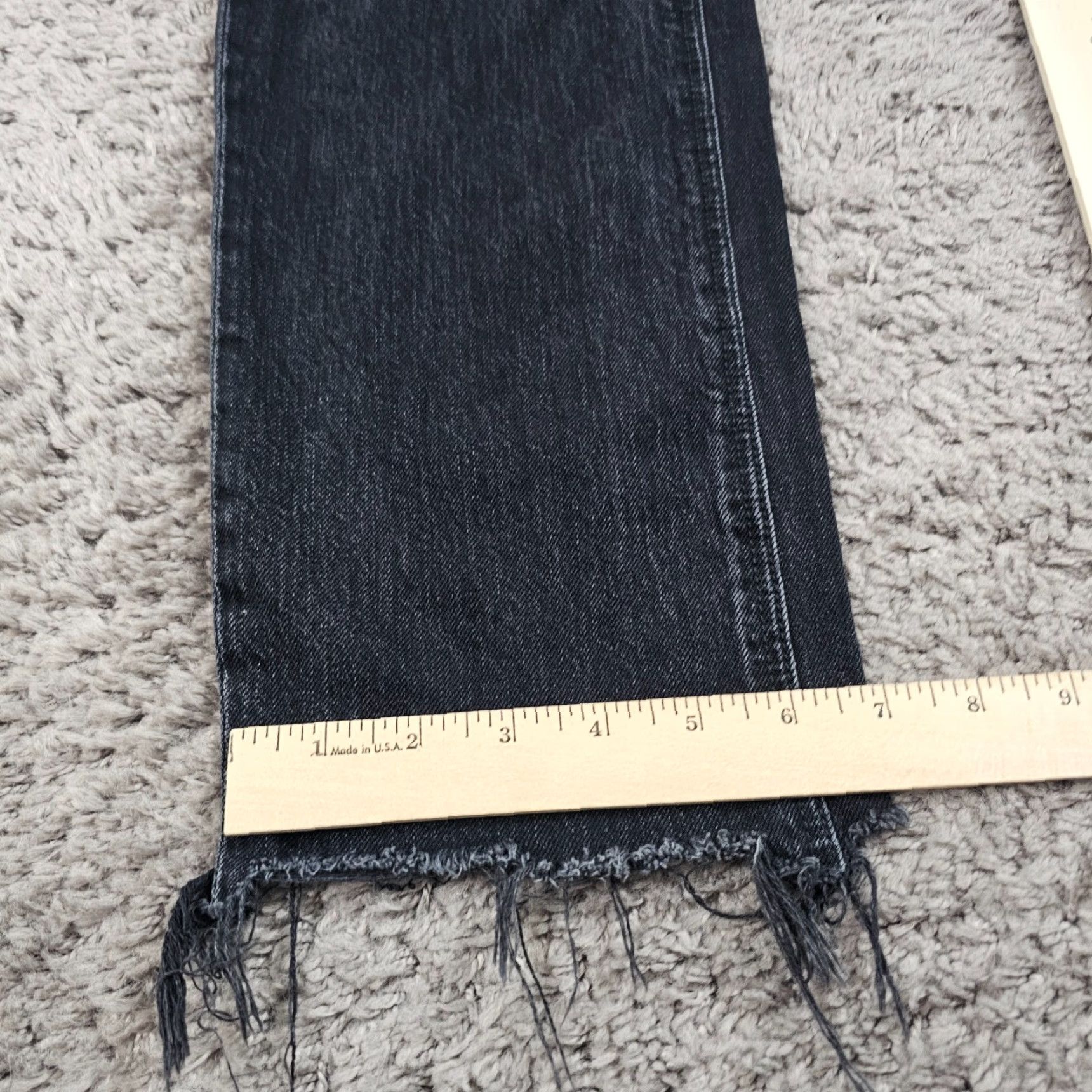 American Eagle Outfitters American Eagle Jeans Womens 0 High Rise Black Distressed Baggy 24x30 Grunge Size 25" / US 0 / IT 36 - 7 Thumbnail