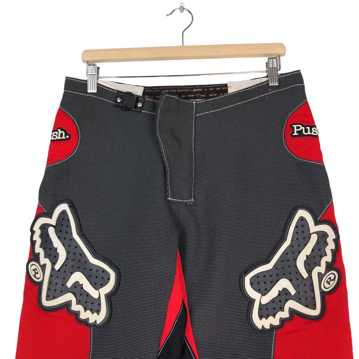 Japanese Brand 🔥Vintage Motor Cross Pants Racing Wear Fox Over Print Size US 34 / EU 50 - 3 Thumbnail