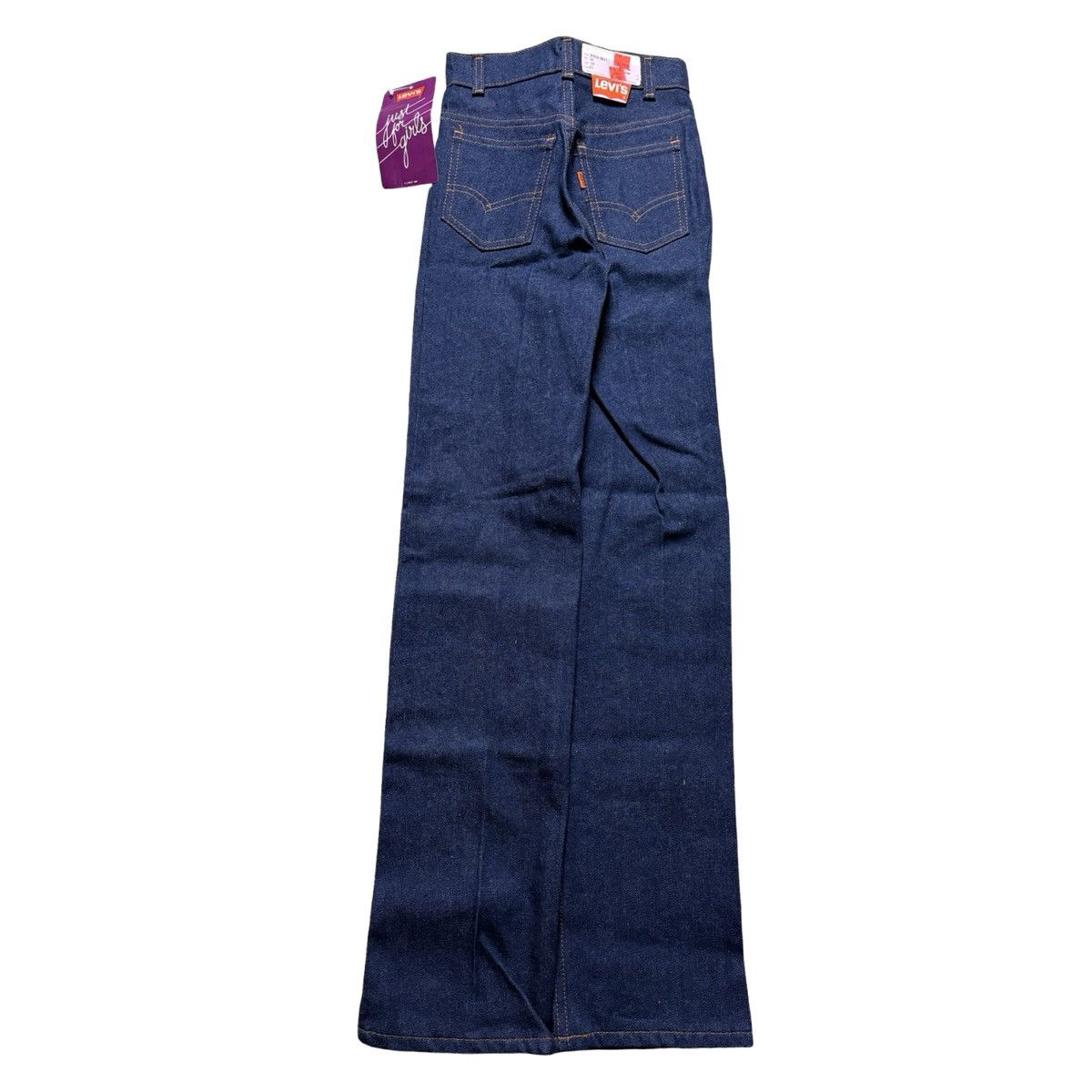 Levi's Vintage 80's Levi's 705 Girls Jeans 22x28 10 Dark Wash NOS Size 22" - 2 Thumbnail