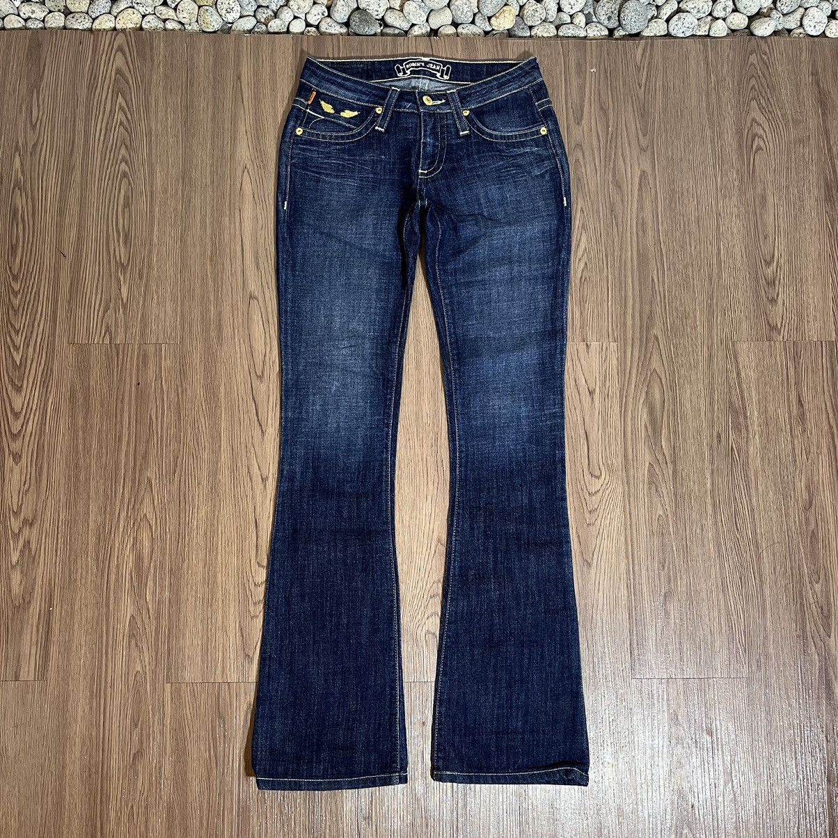 Robins Jeans Robins Jeans Y2K gold studded wing emboirdery Size US 27 - 3 Thumbnail