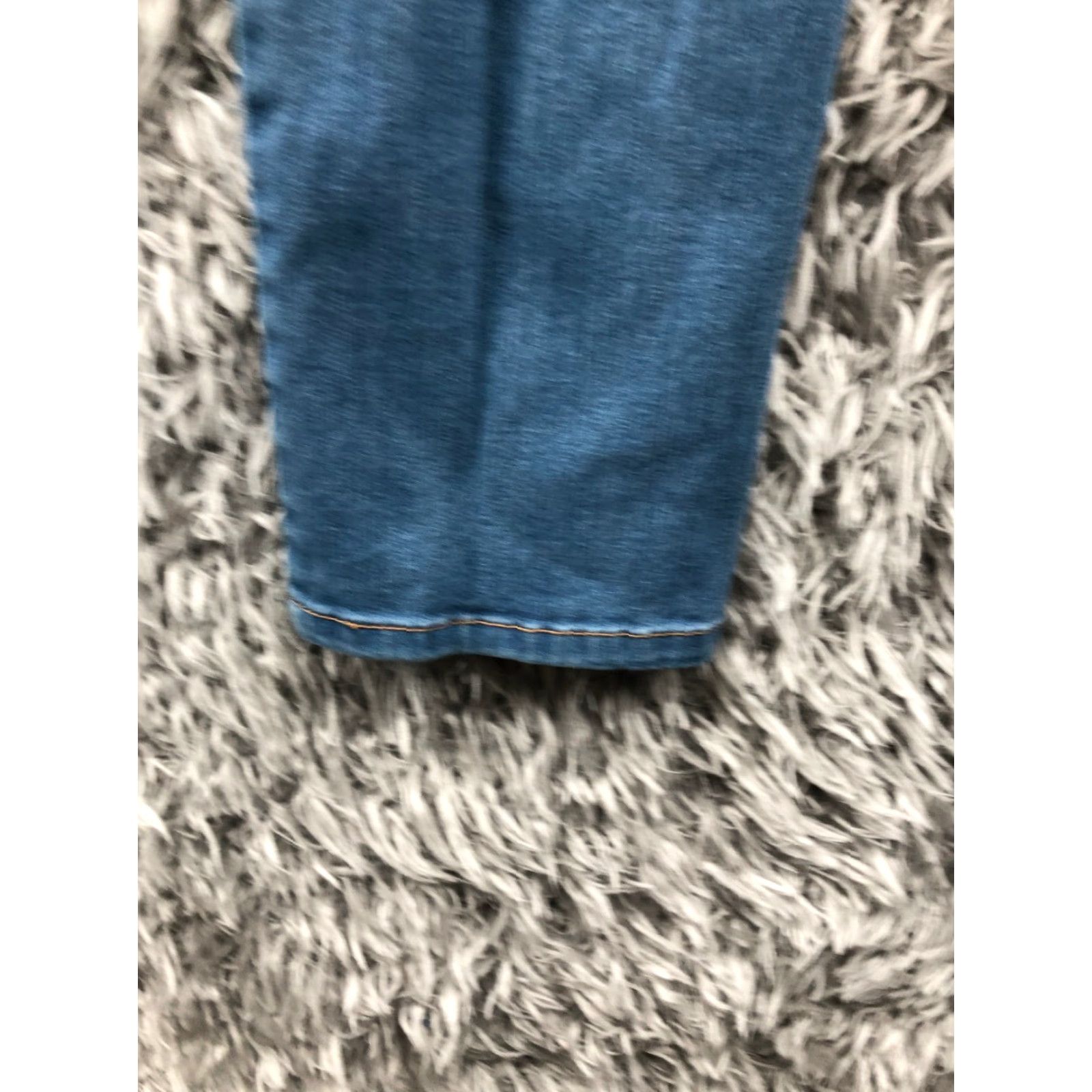Faded Glory Faded Glory Ultimate Skinny Jeans Womens 12 Regular Dark Blue Denim Slim Fit 5-Pocket Mid Rise Jeans Womens Size 34" / US 12 / IT 48 - 7 Thumbnail