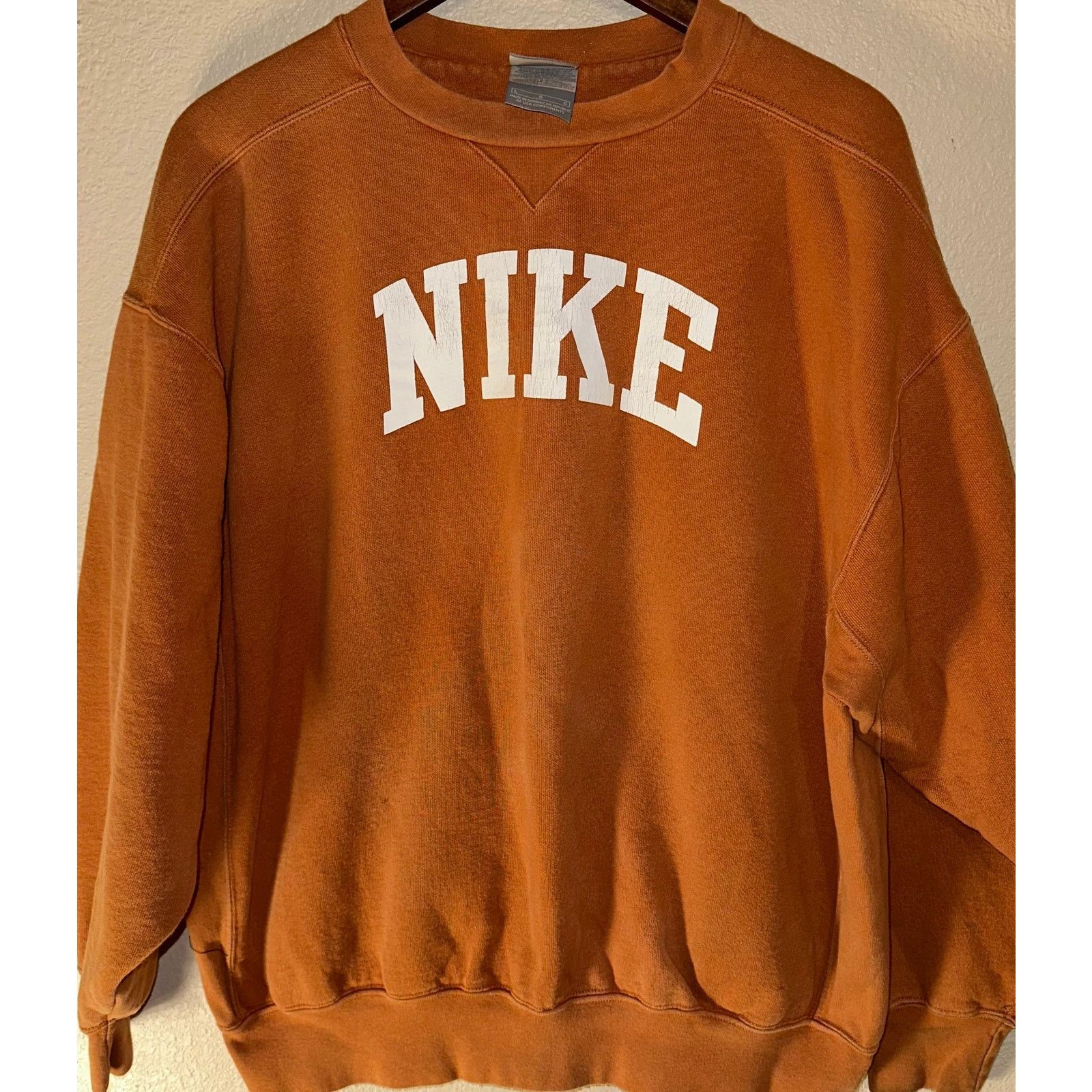 Nike Nike Burnt Orange Crewneck Sweatshirt 🧡👕 Size L Size US L / EU 52-54 / 3 - 1 Thumbnail