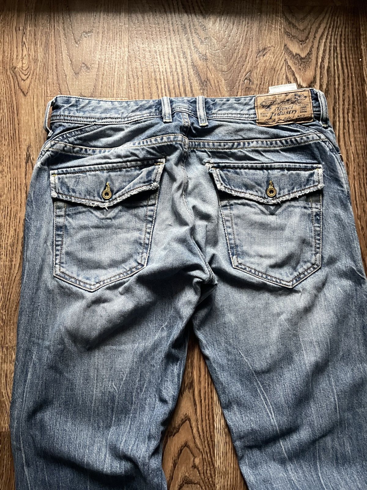 Diesel Y2K Diesel RUKY Jeans Boot Cut Button Fly Distressed Size US 32 / EU 48 - 10 Thumbnail